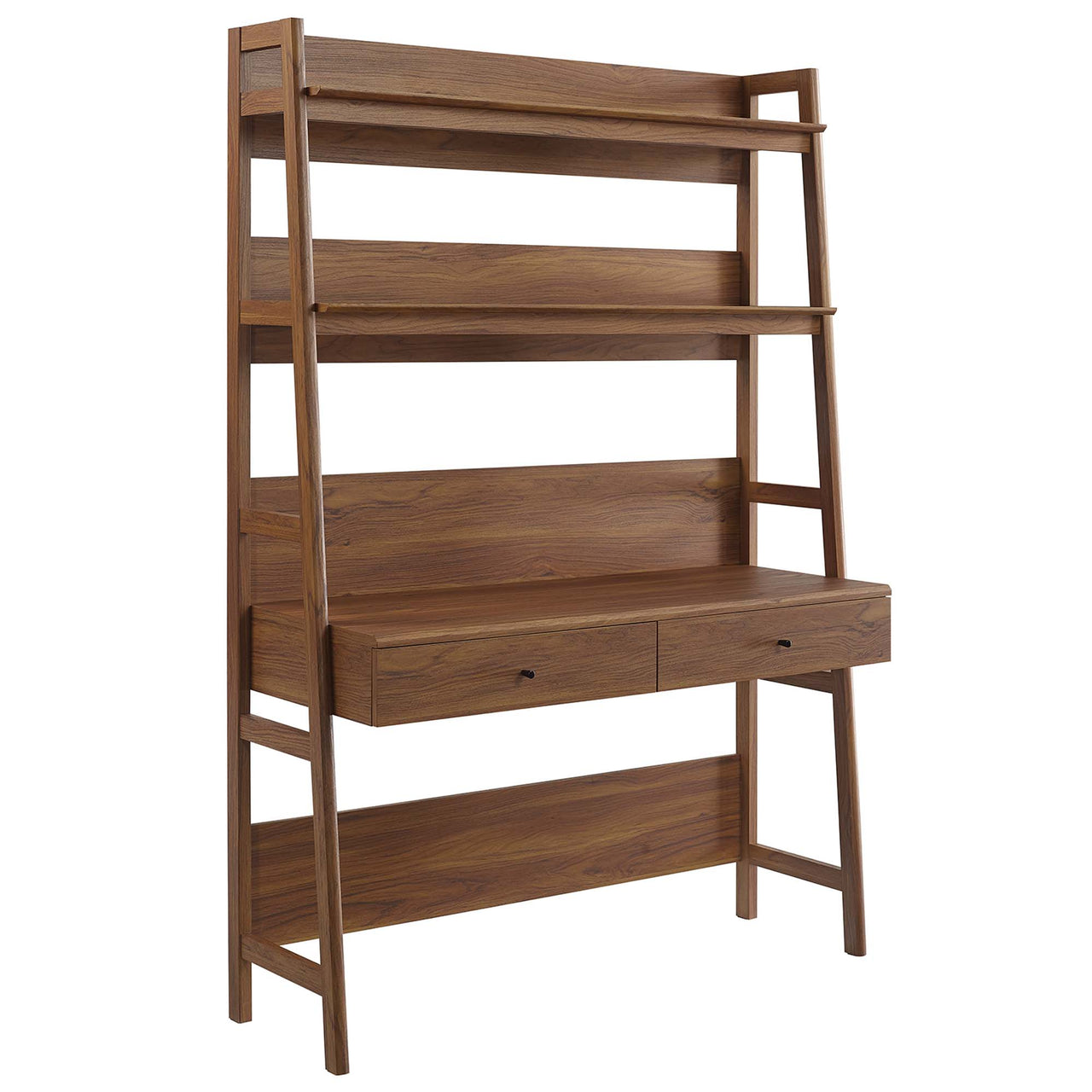 Scaffold Office Desk, Walnut