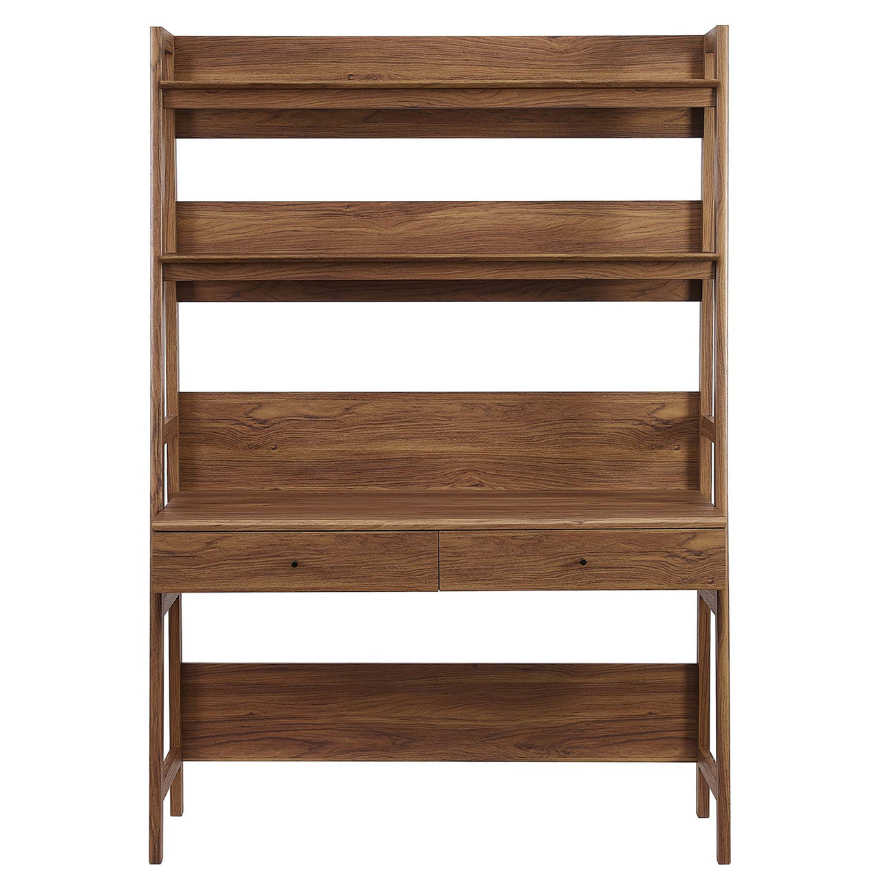 Scaffold Office Desk, Walnut