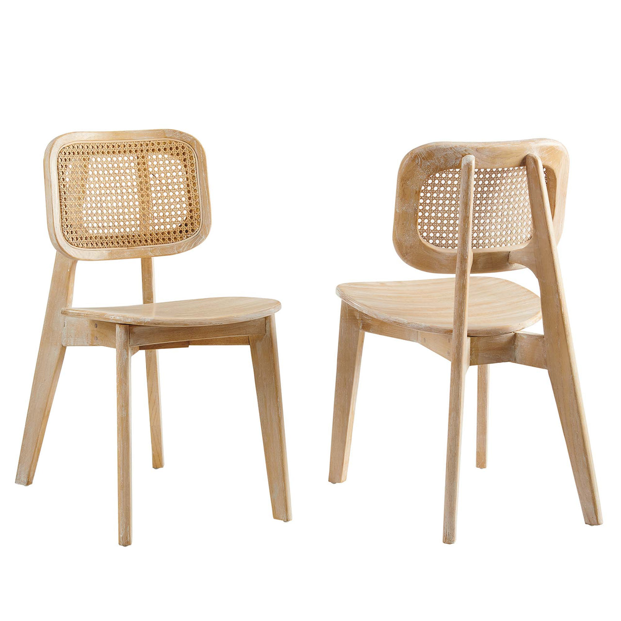 Lattice Dining Chair Set of 2, Gray