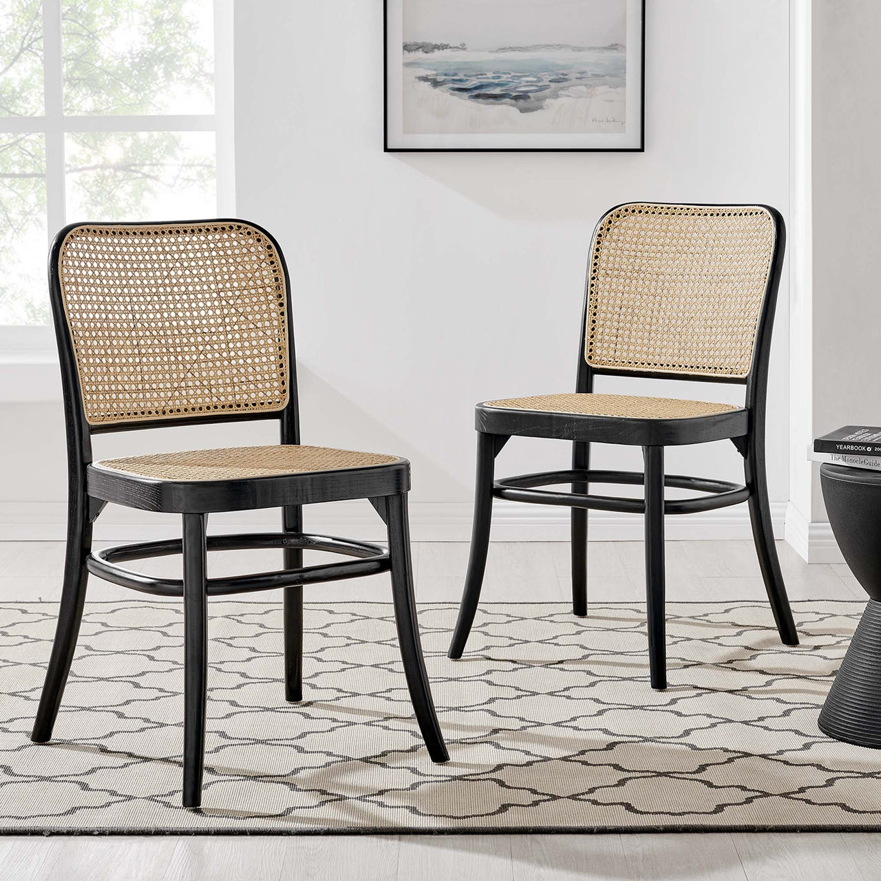 Beecatcher Dining Chair Set of 2, Black