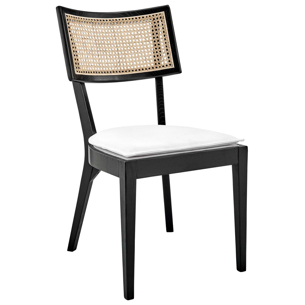 Carriselle Dining Chair Set of 2, Black & White