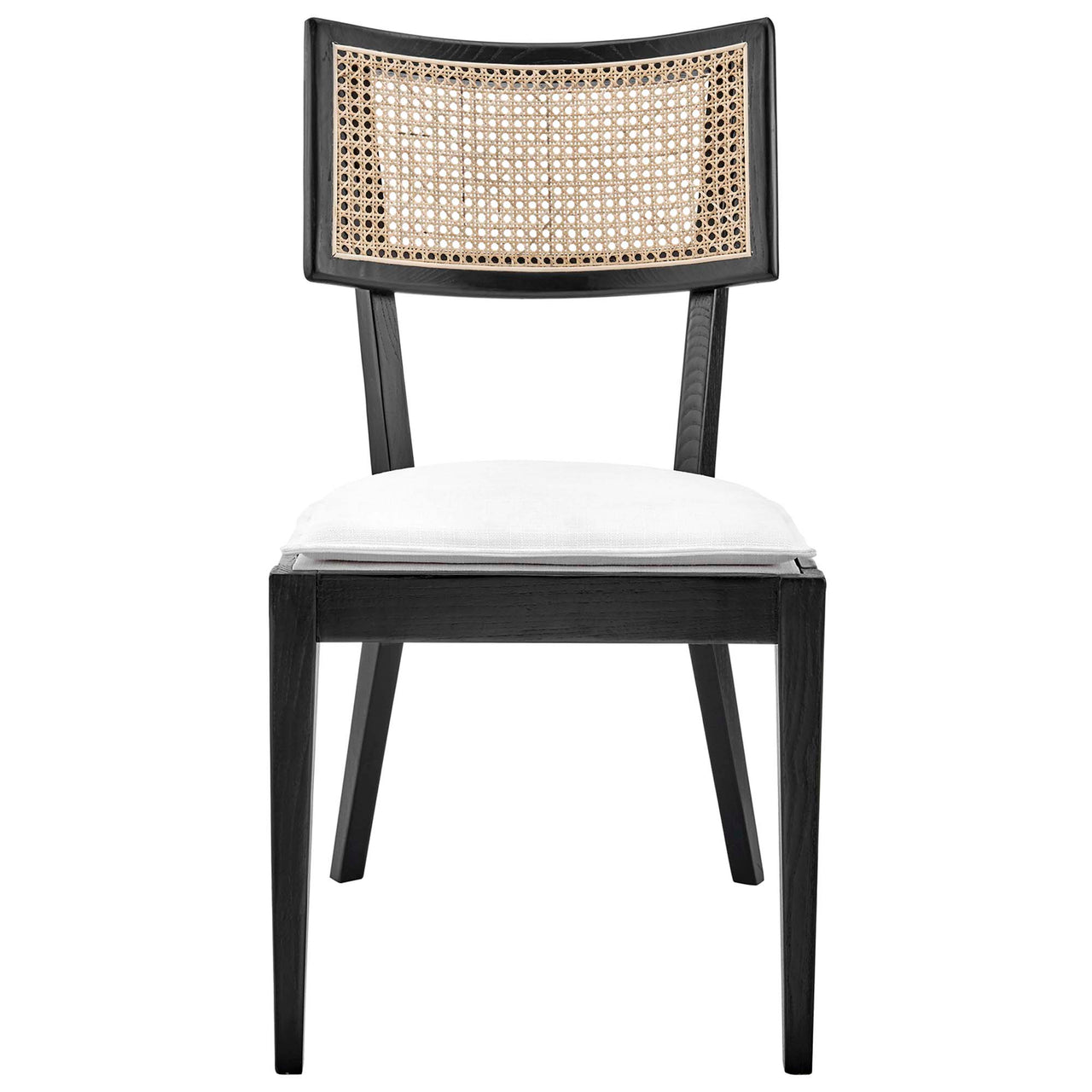 Carriselle Dining Chair Set of 2, Black & White