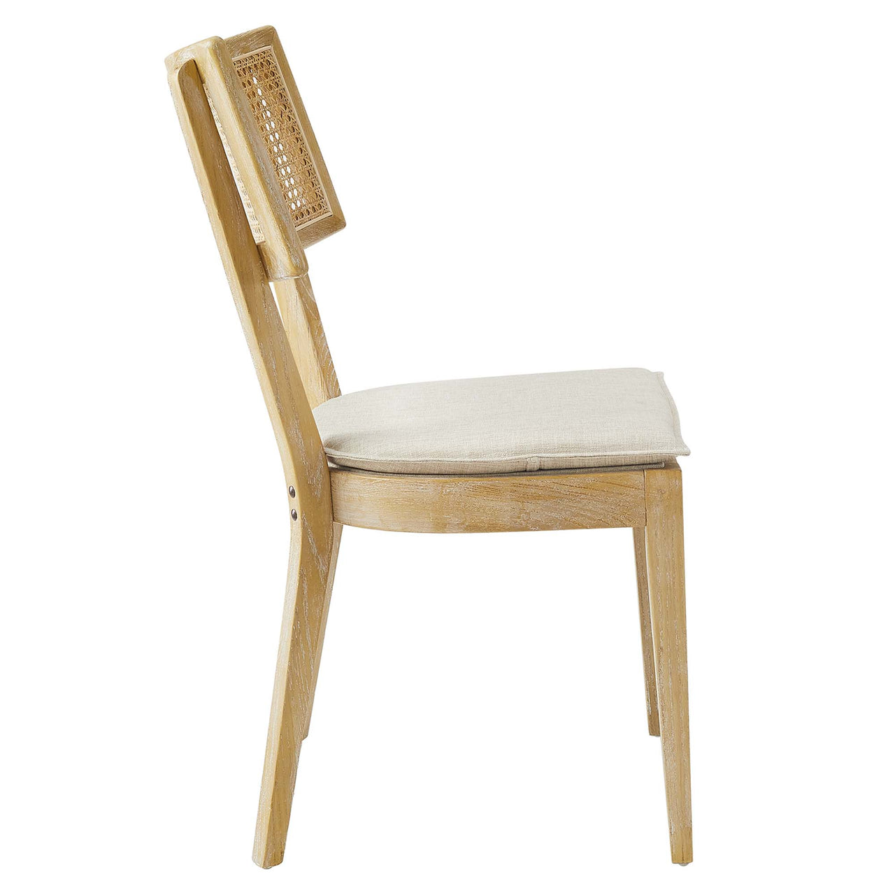 Carriselle Dining Chair Set of 2, Gray & Beige