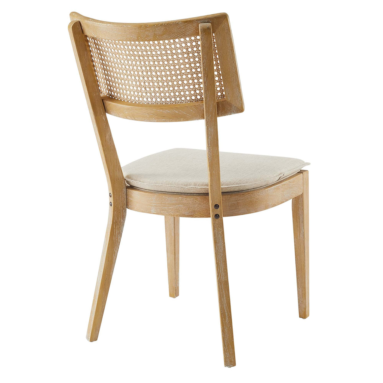 Carriselle Dining Chair Set of 2, Gray & Beige