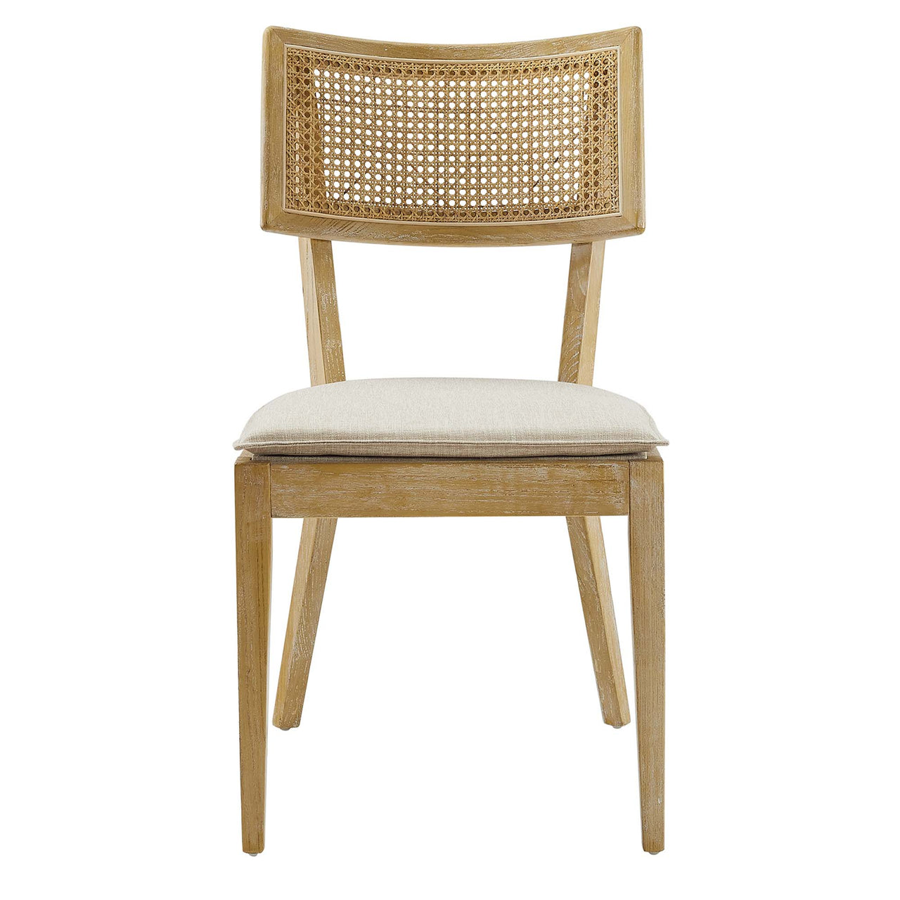 Carriselle Dining Chair Set of 2, Gray & Beige