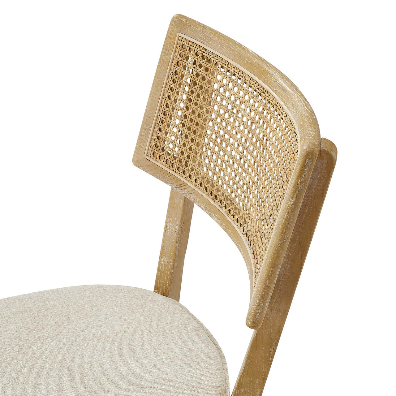 Carriselle Dining Chair Set of 2, Gray & Beige
