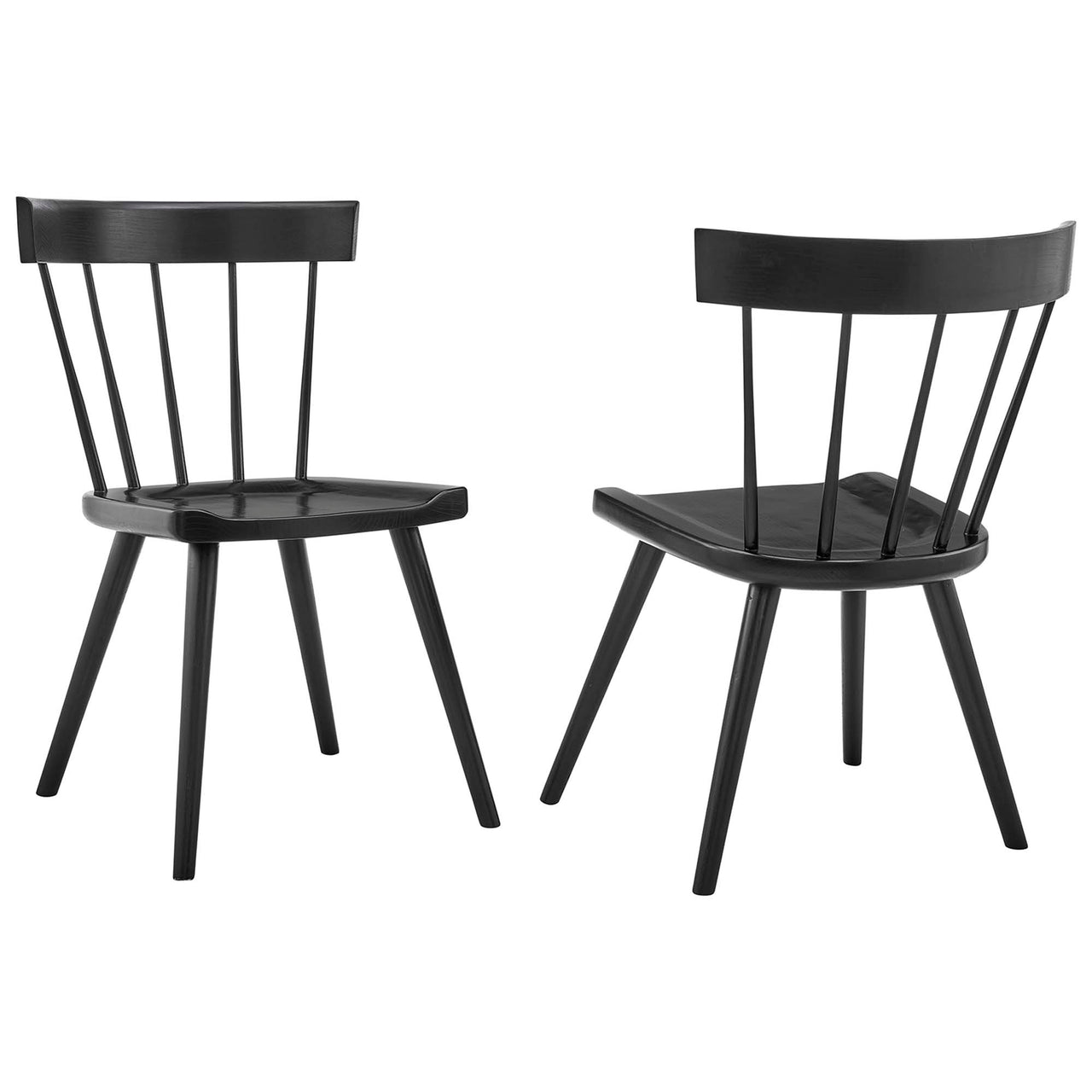 Goldilocks Dining Chair Set of 2, Black