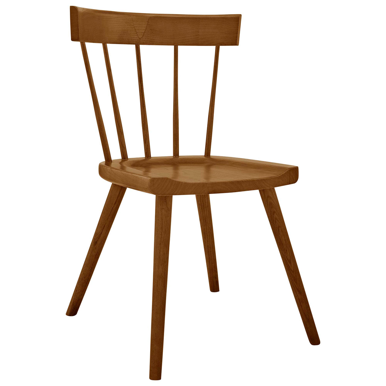 Goldilocks Dining Chair Set of 2, Walnut
