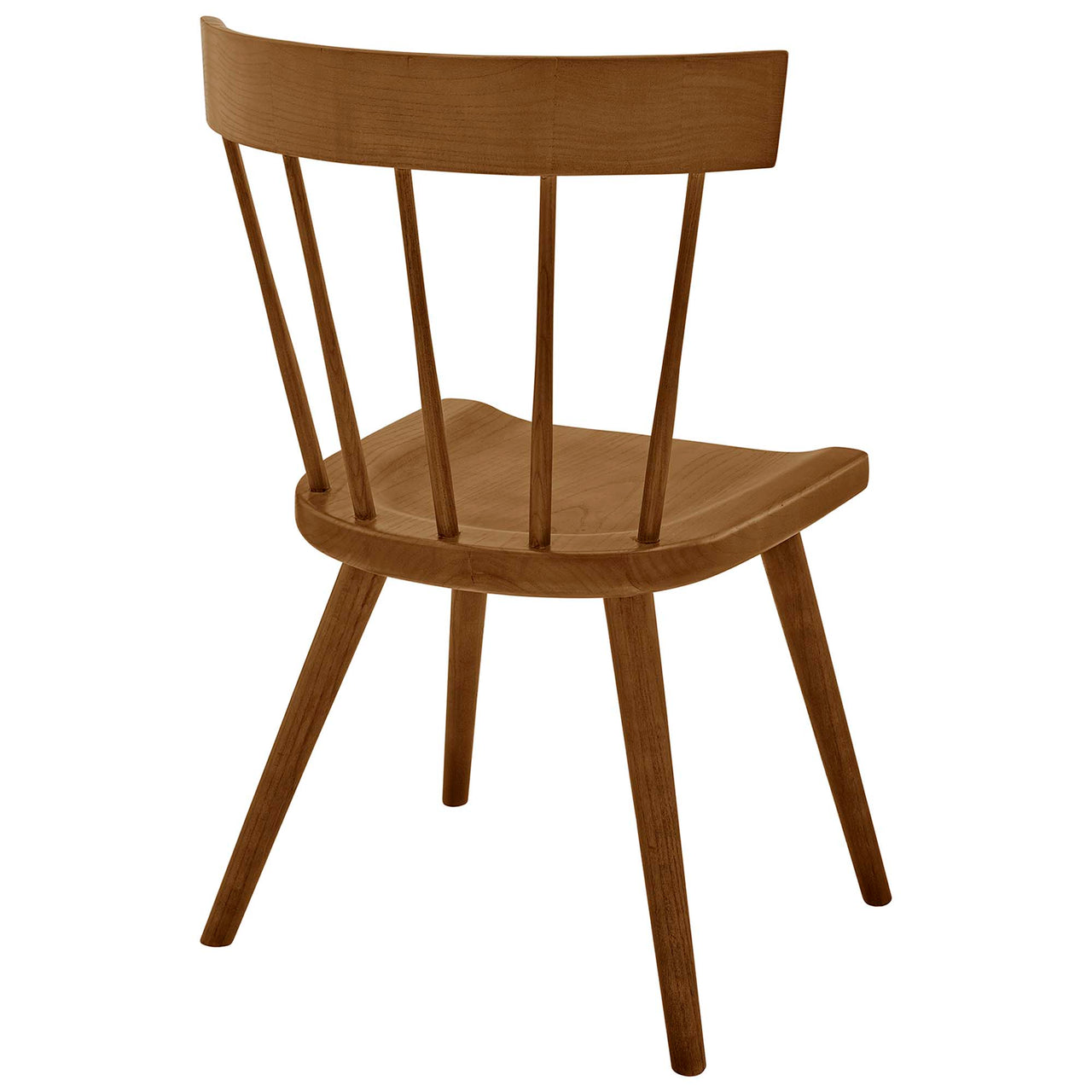 Goldilocks Dining Chair Set of 2, Walnut