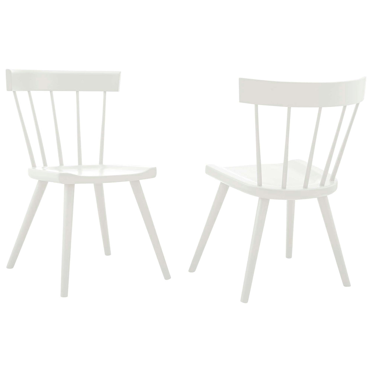 Goldilocks Dining Chair Set of 2, White