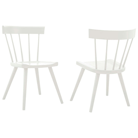 Goldilocks Dining Chair Set of 2, White