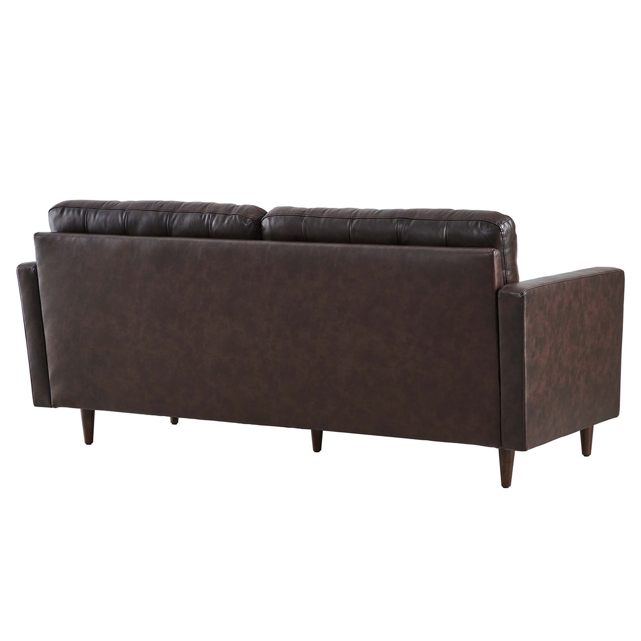 Lucera Leather Sofa, Brown