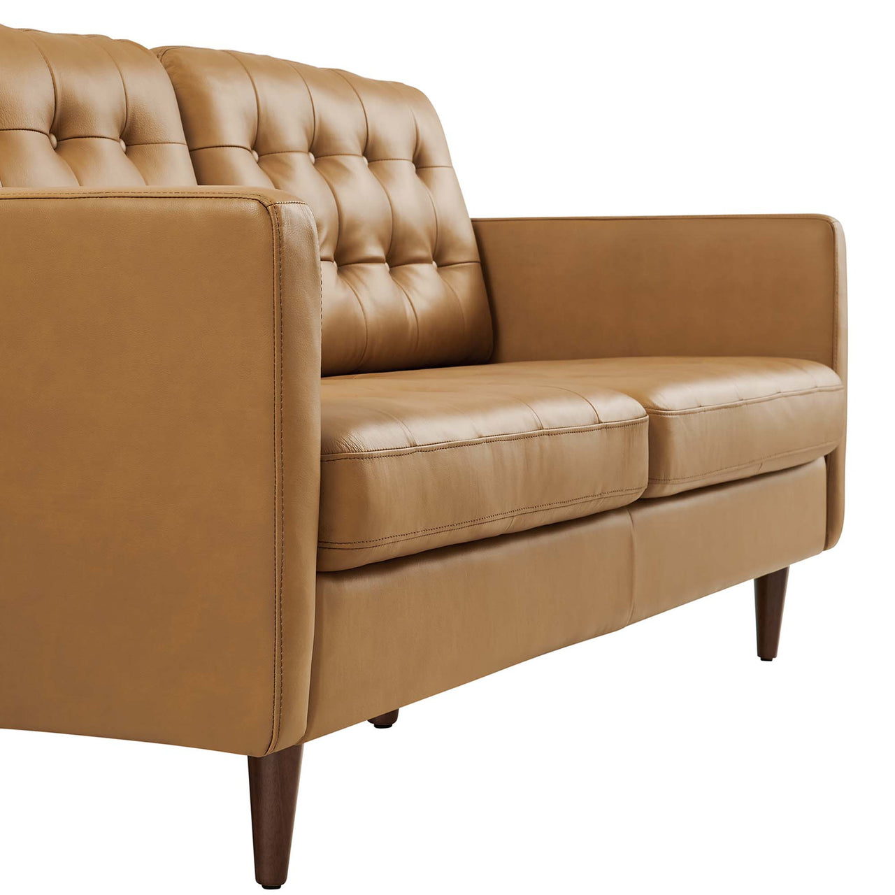 Lucera Leather Sofa, Tan