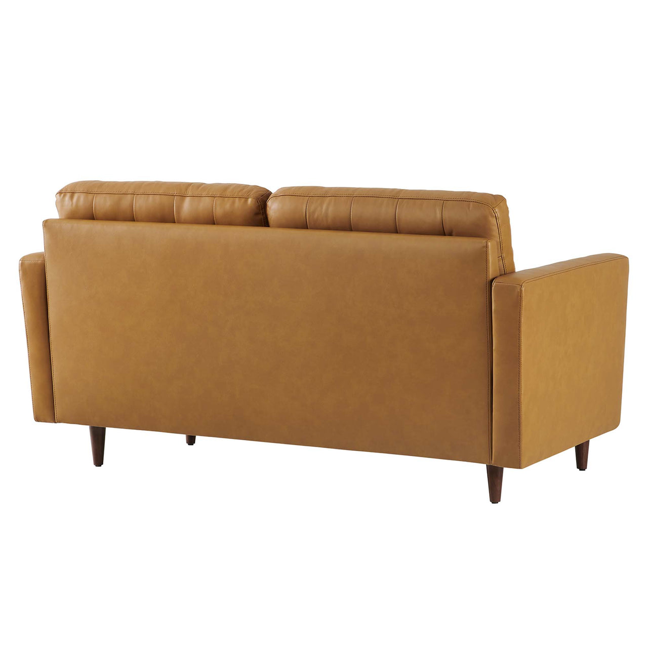 Lucera Leather Loveseat, Tan