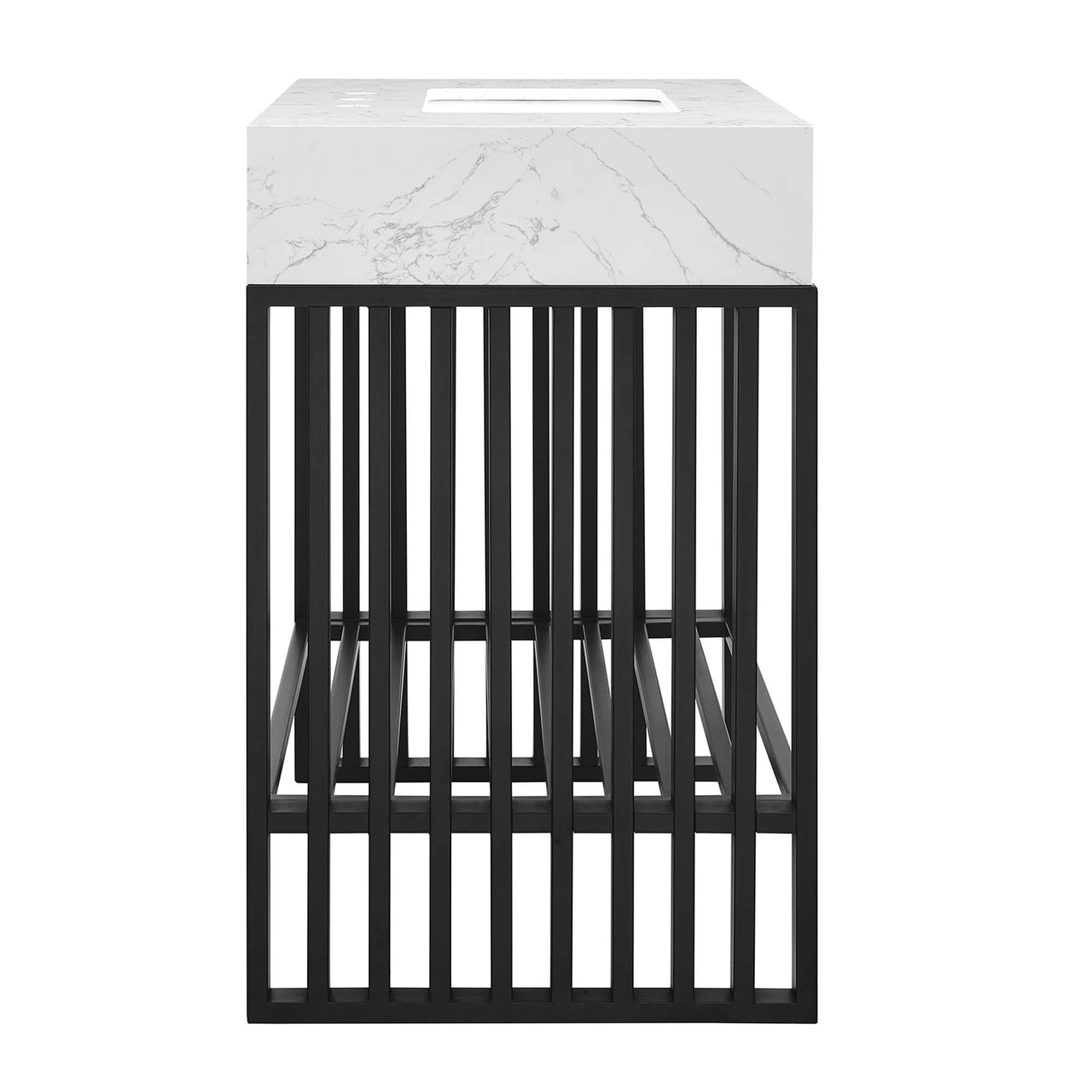 Orryx Vanity Unit, Medium, White & Black