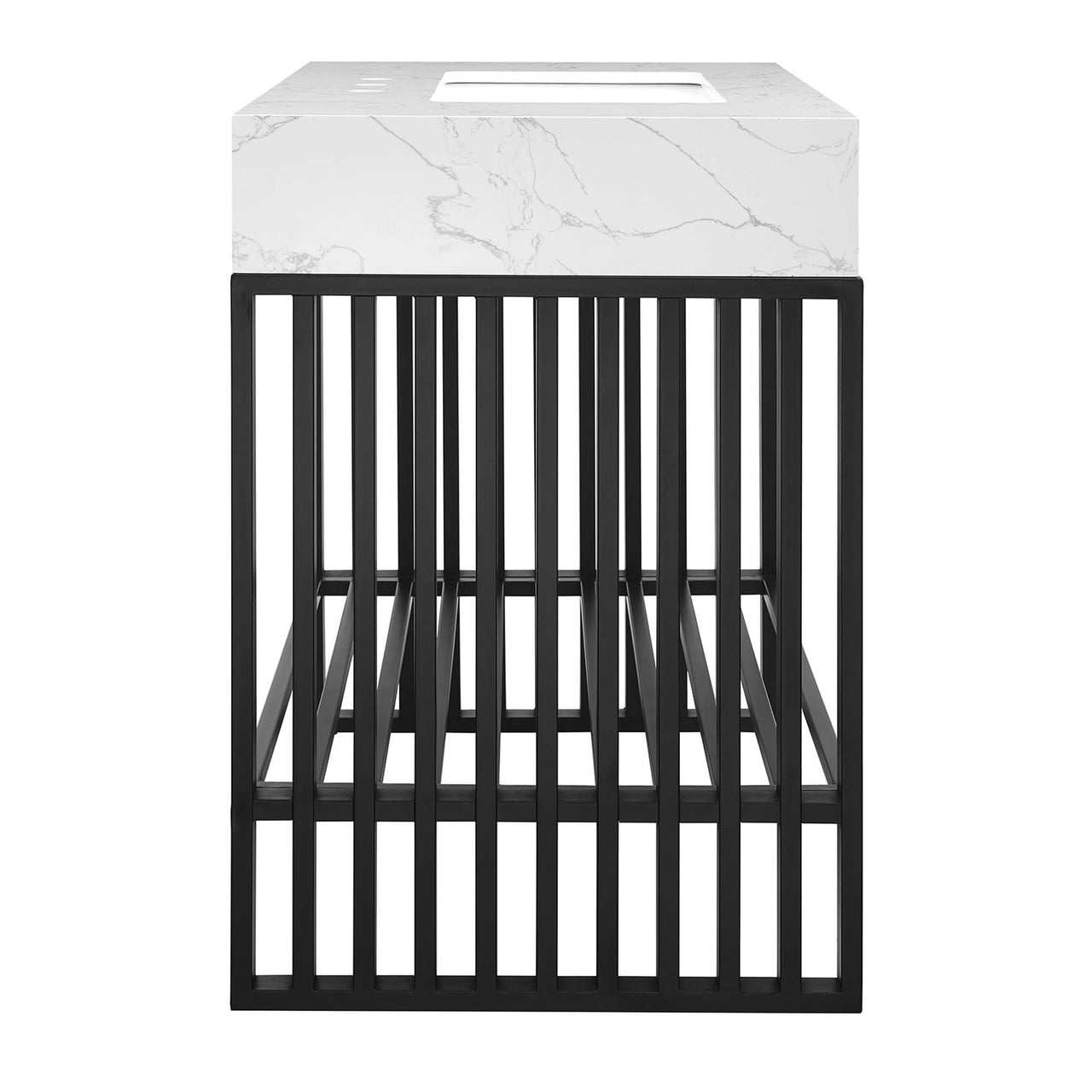 Orryx Vanity Unit, Large, White & Black