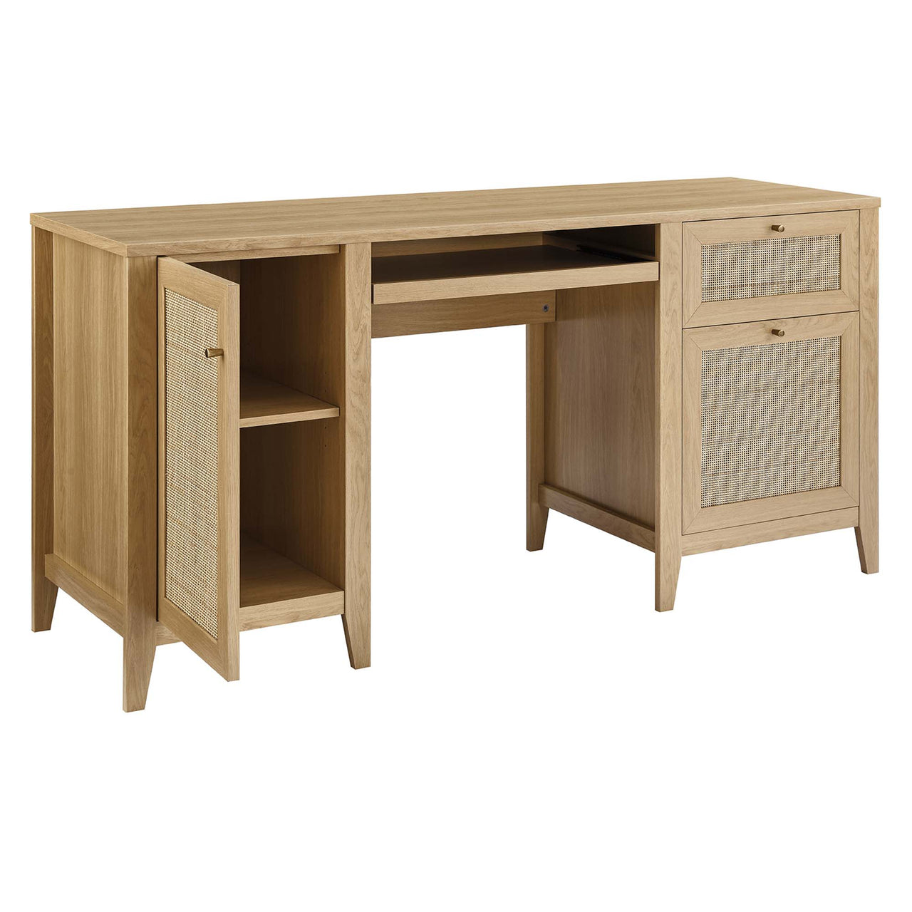 Marra Office Desk, Large, Oak