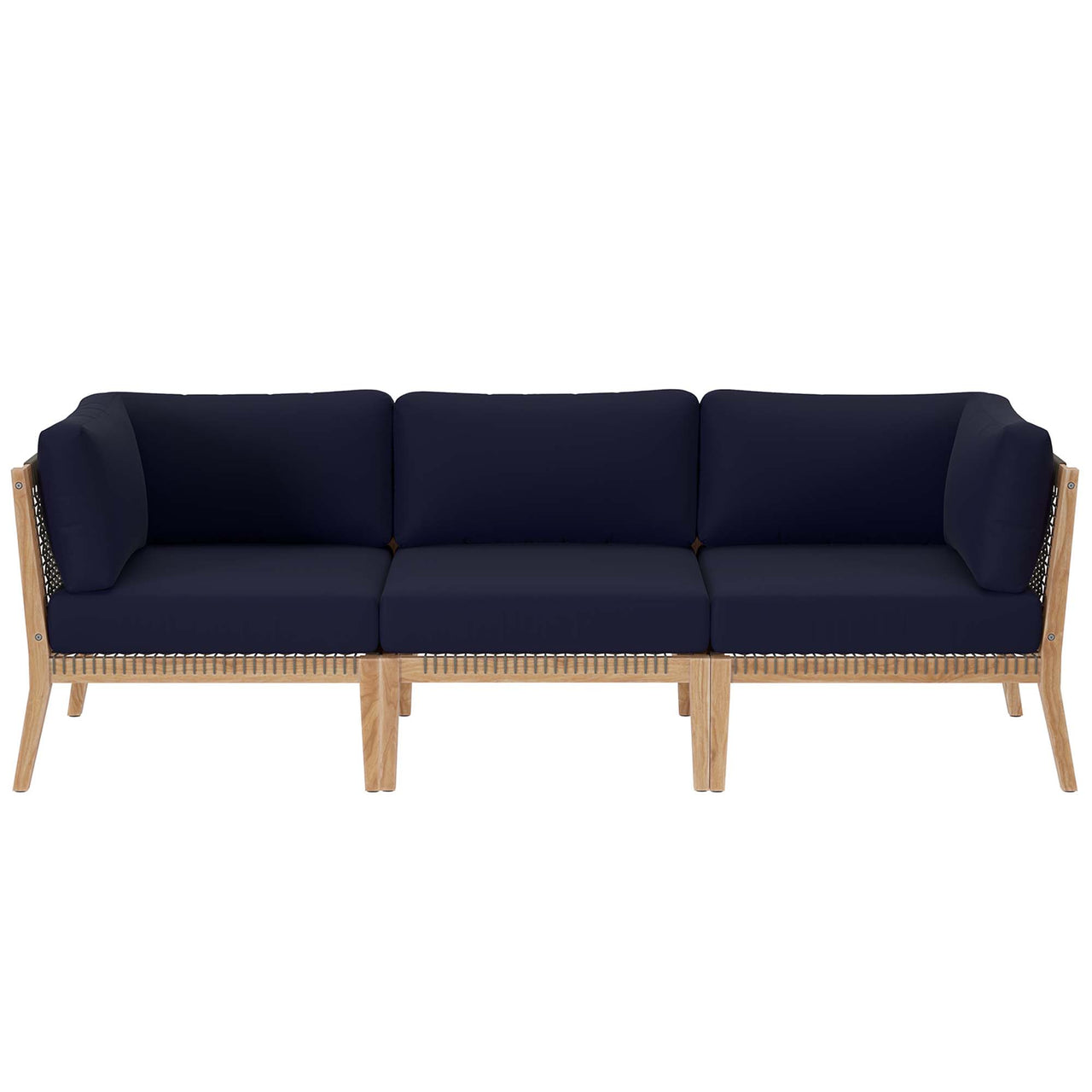 Brightmoor Alfresco Sofa Sectional, Gray & Navy