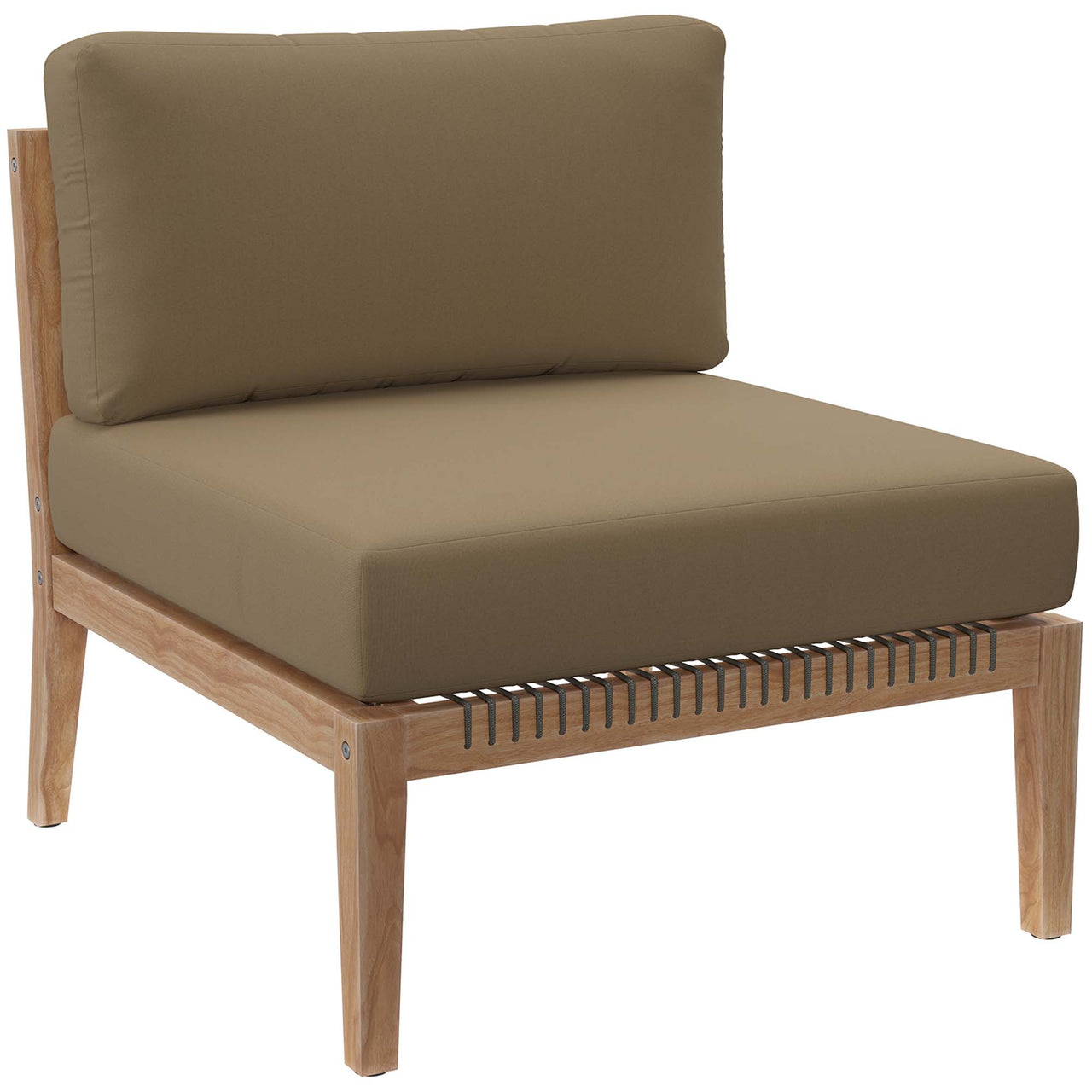 Brightmoor 4-Piece Alfresco Sectional, Gray & Light Brown