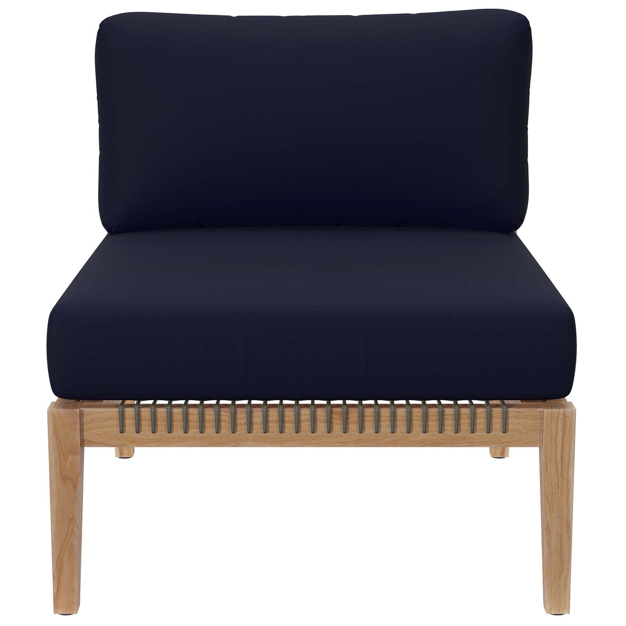 Brightmoor 4-Piece Alfresco Sectional, Gray & Navy