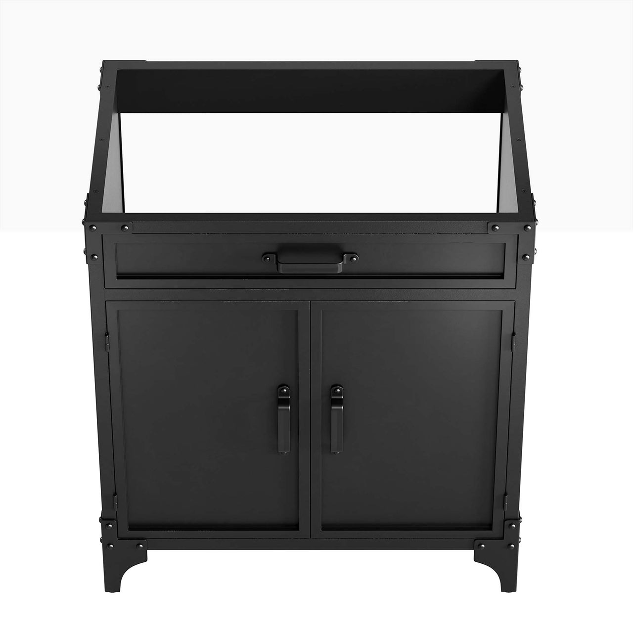 Tartaria Vanity Unit, Medium, White & Black