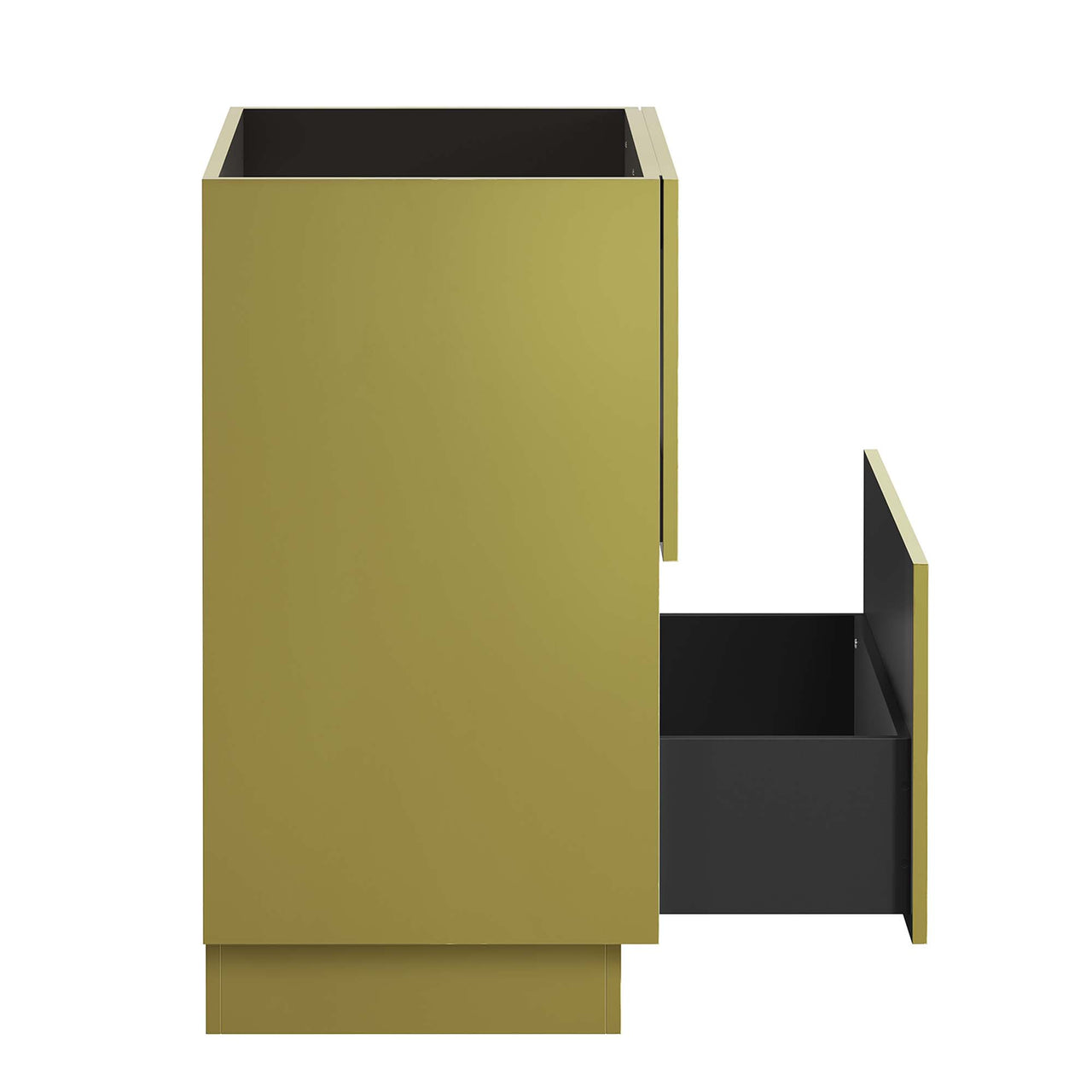 Gold Rush Vanity Base with Storage, Small, Gold