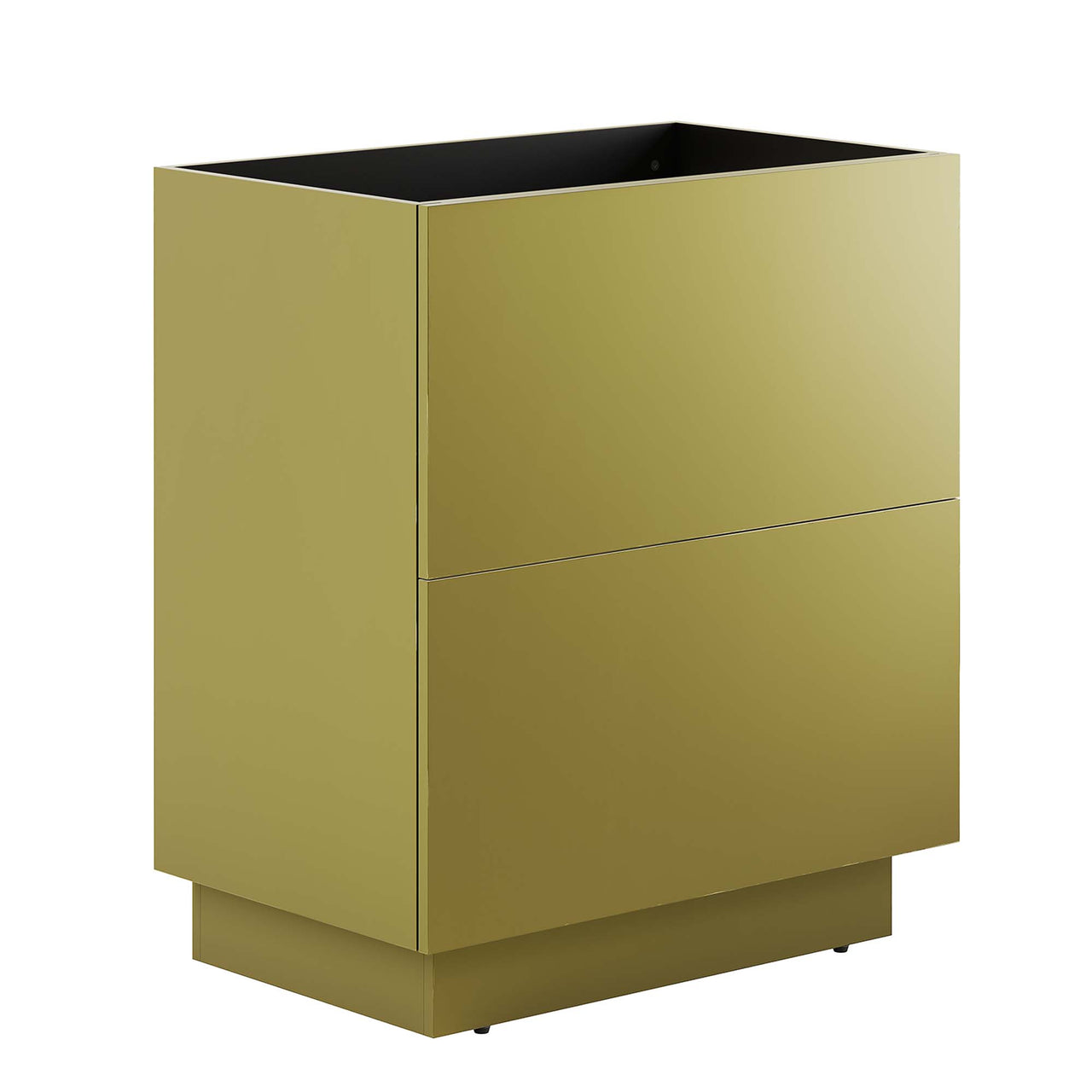 Gold Rush Vanity Base with Storage, Medium, Gold