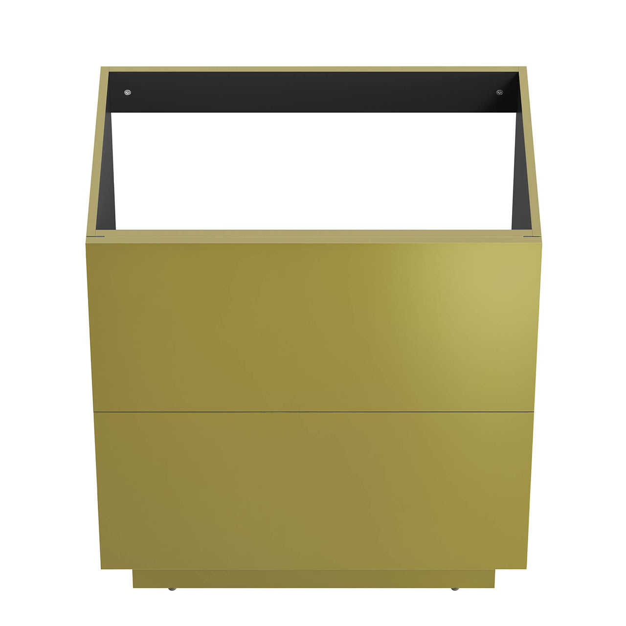 Gold Rush Vanity Base with Storage, Medium, Gold