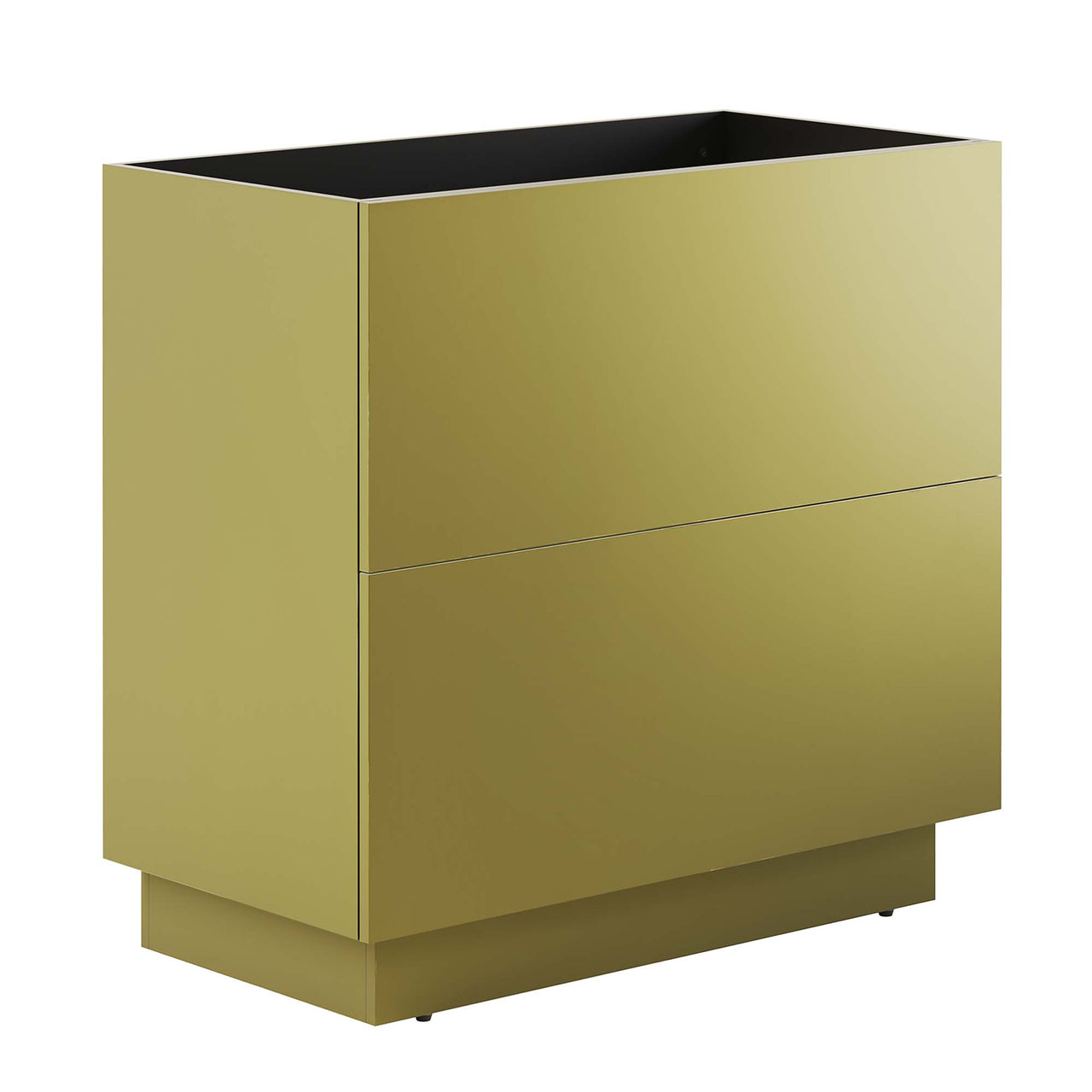 Gold Rush Vanity Base with Storage, Large, Gold