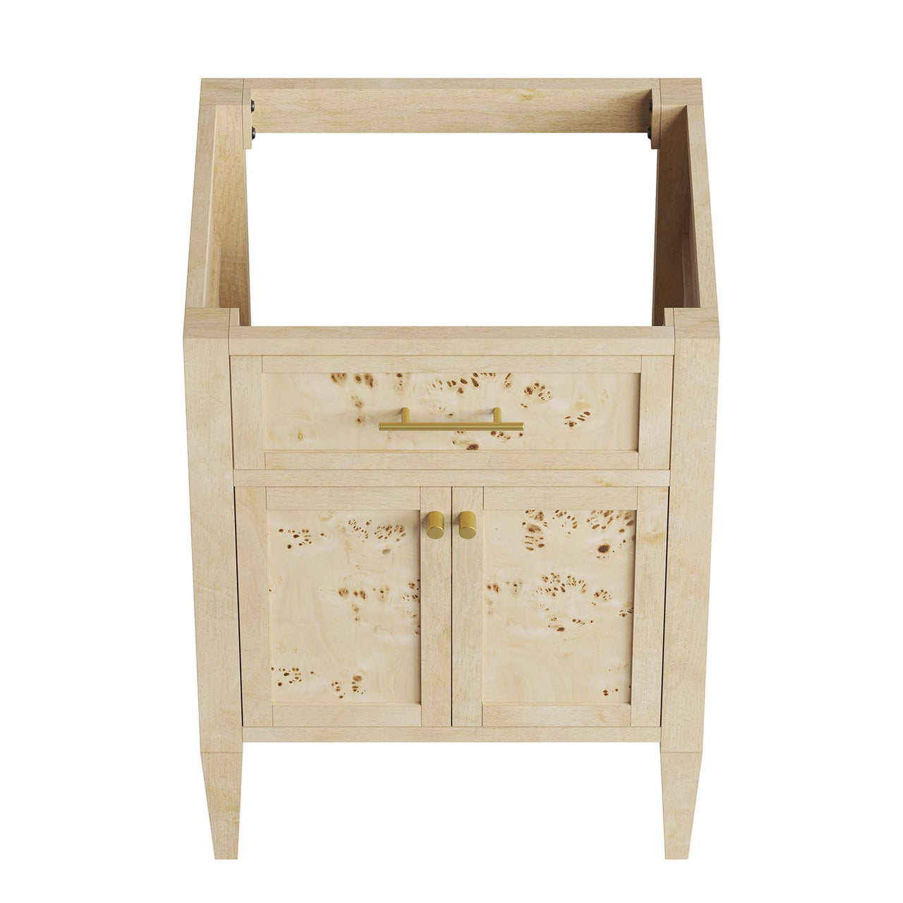 Elaria Vanity Base with Storage, Small, Cream