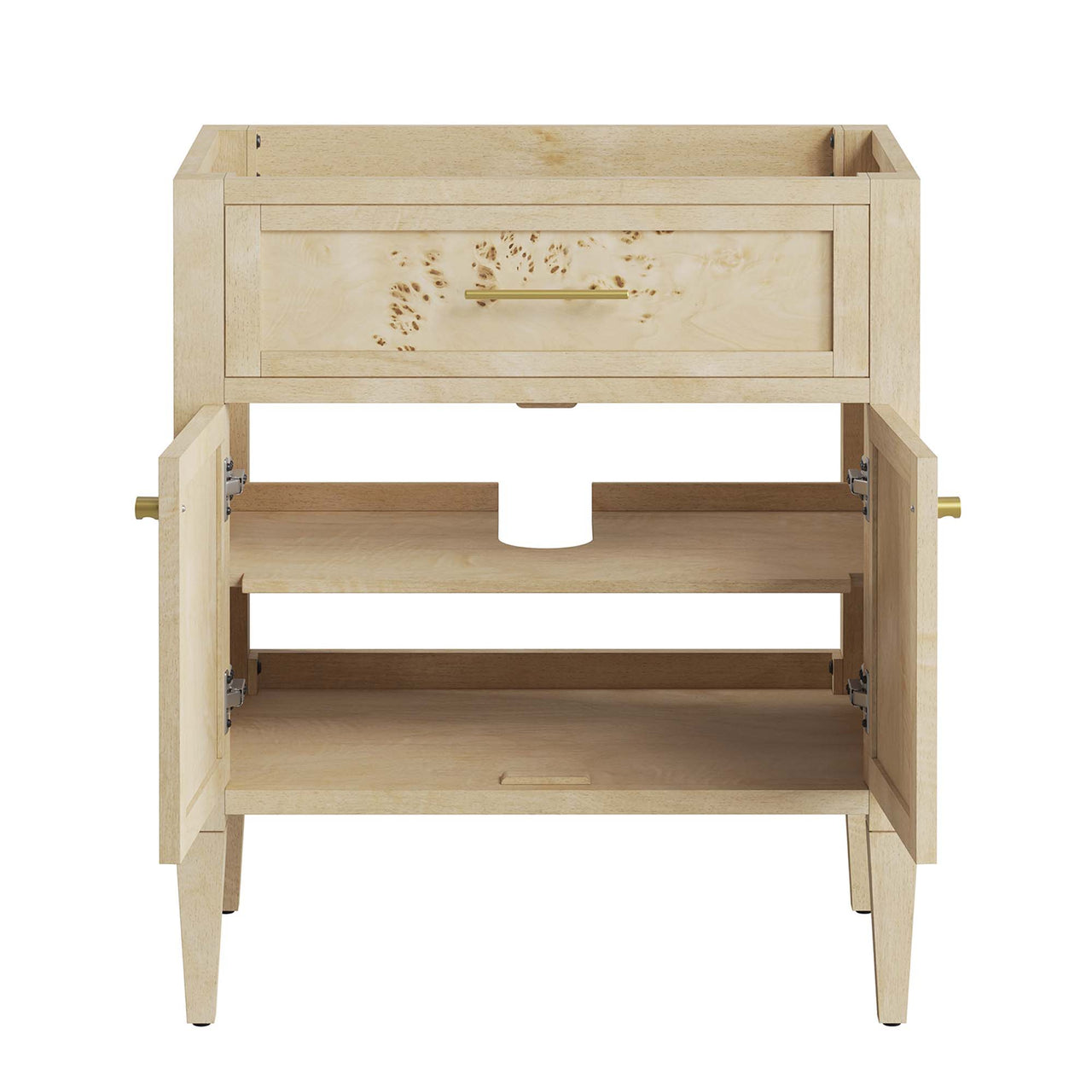 Elaria Vanity Base with Storage, Medium, Cream