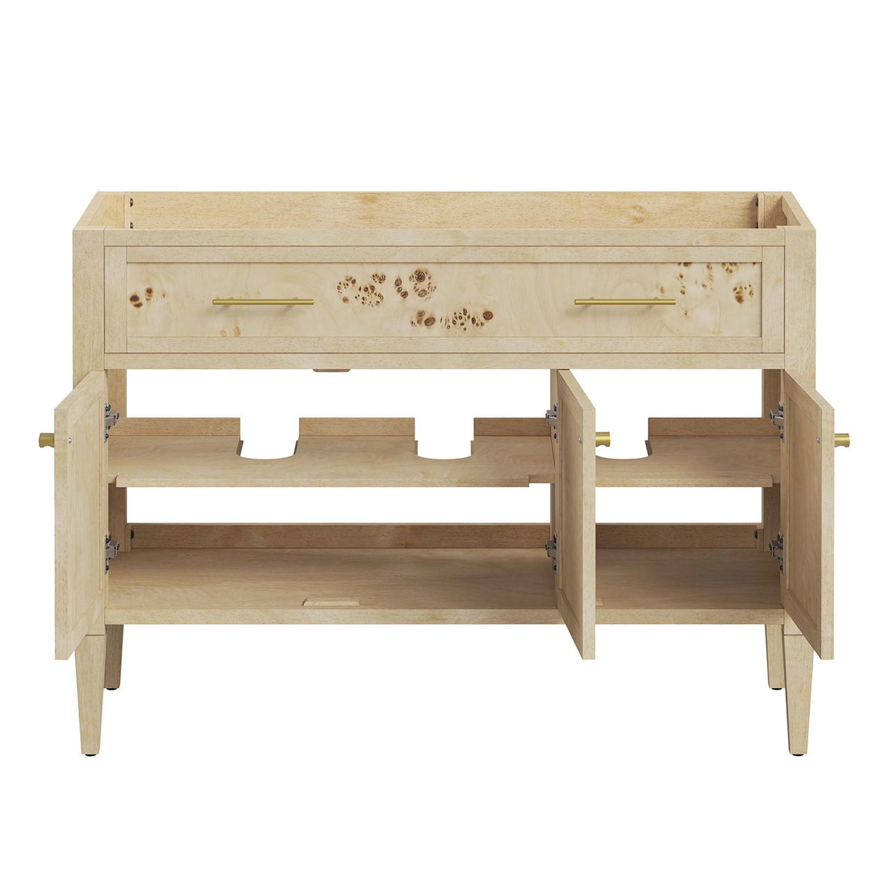 Elaria Vanity Base with Storage, Extra Large, Cream