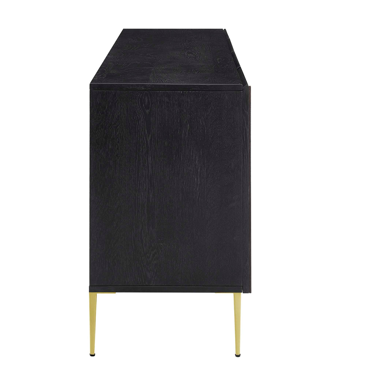 Auror Storage Cabinet Sideboard, Black & Gold