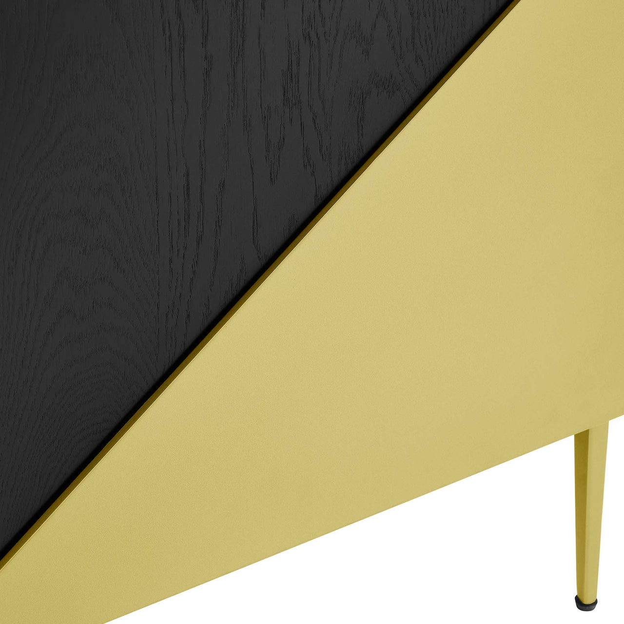 Auror Storage Cabinet Sideboard, Black & Gold