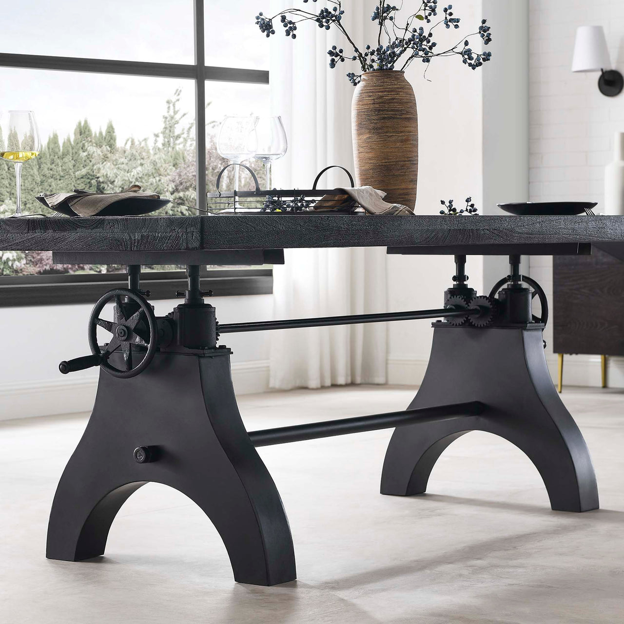 Ironvale Dining | Conference Table, Black