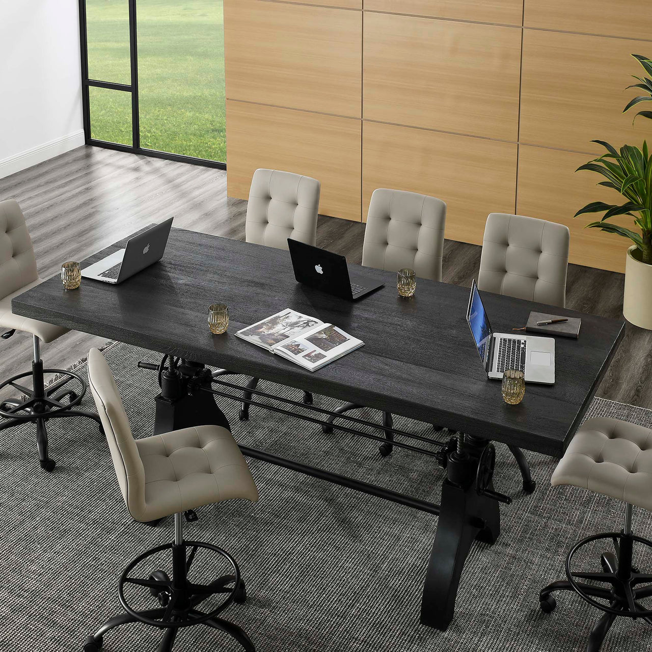 Ironvale Dining | Conference Table, Black