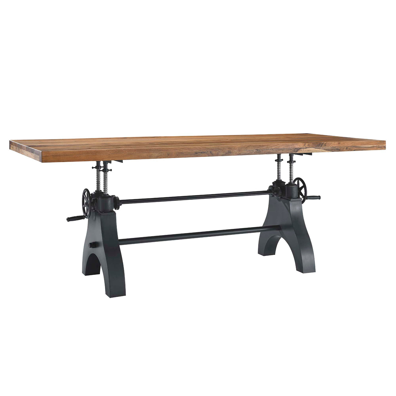Ironvale Dining | Conference Table, Black & Natural Wood