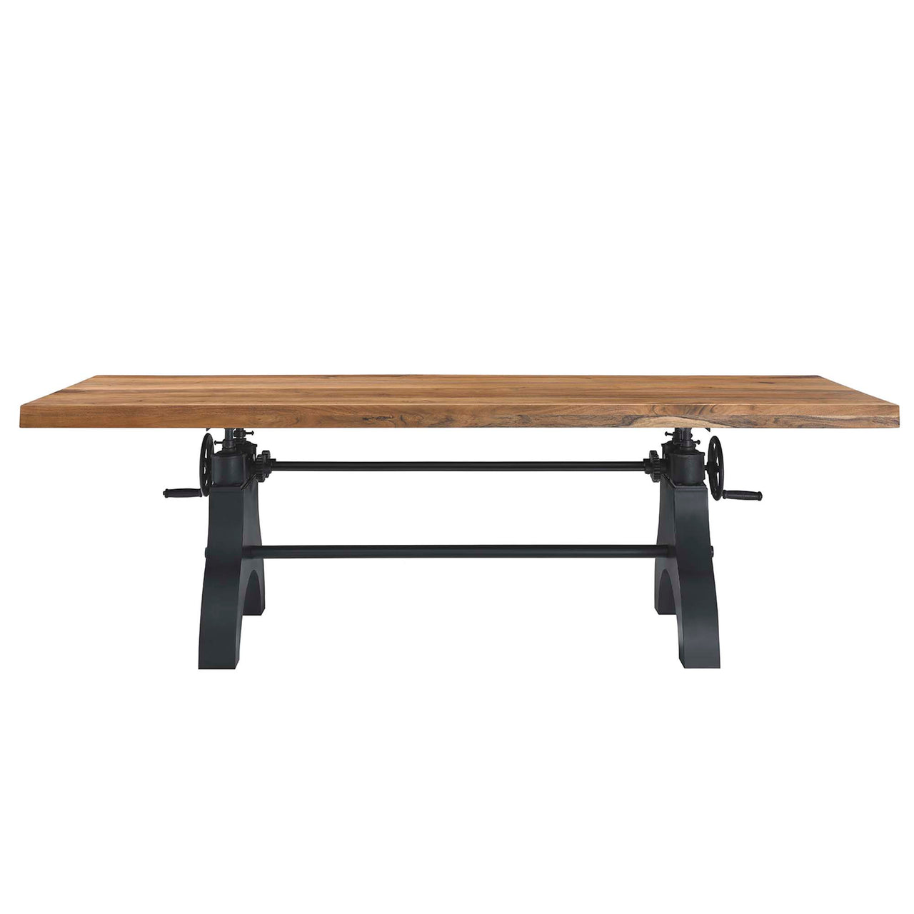 Ironvale Dining | Conference Table, Black & Natural Wood