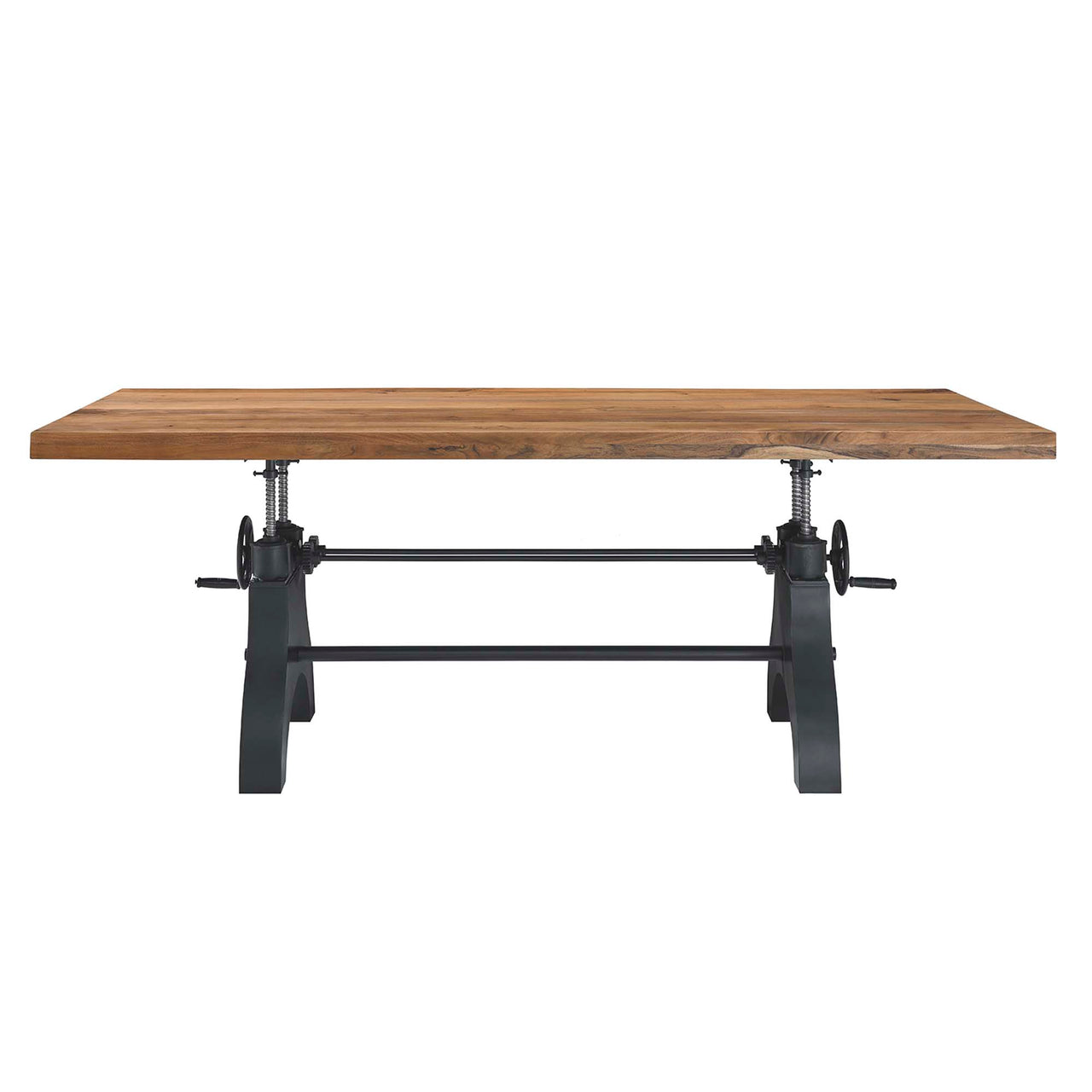 Ironvale Dining | Conference Table, Black & Natural Wood