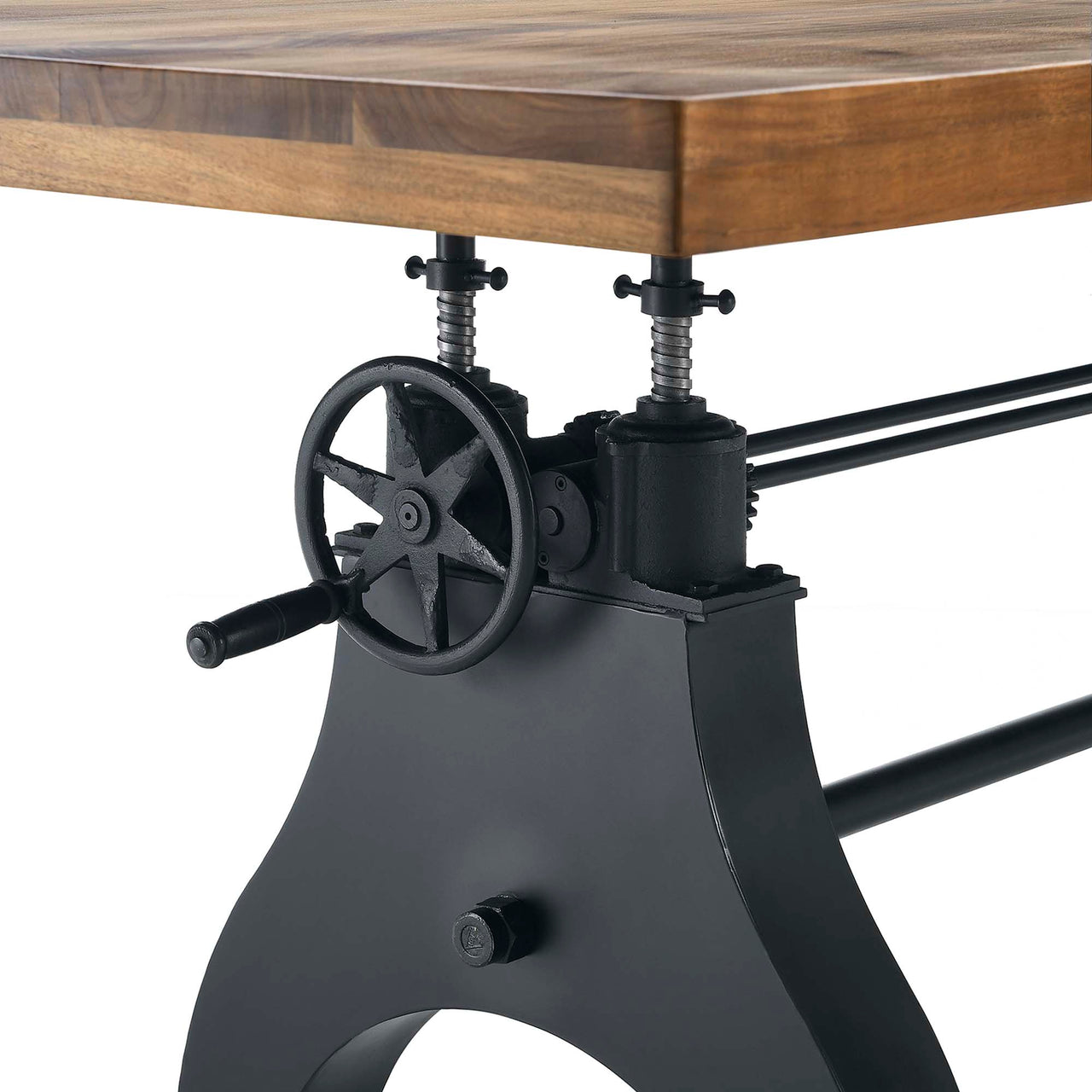 Ironvale Dining | Conference Table, Black & Natural Wood