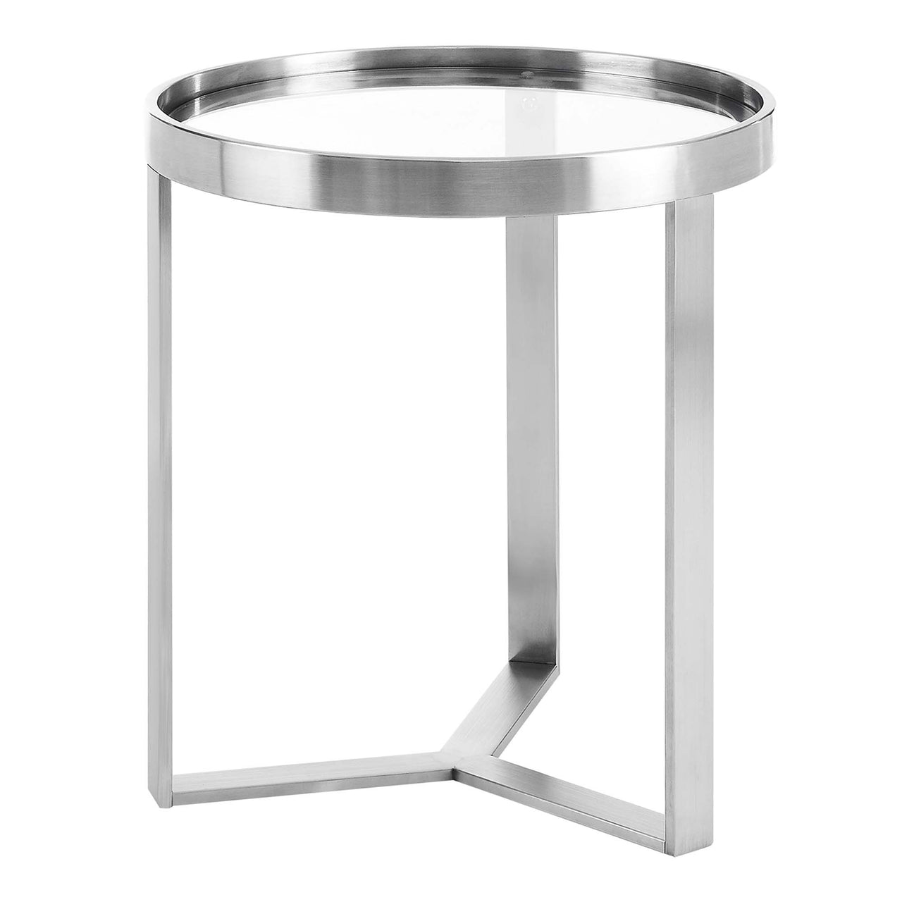 Peace Side Table, Silver