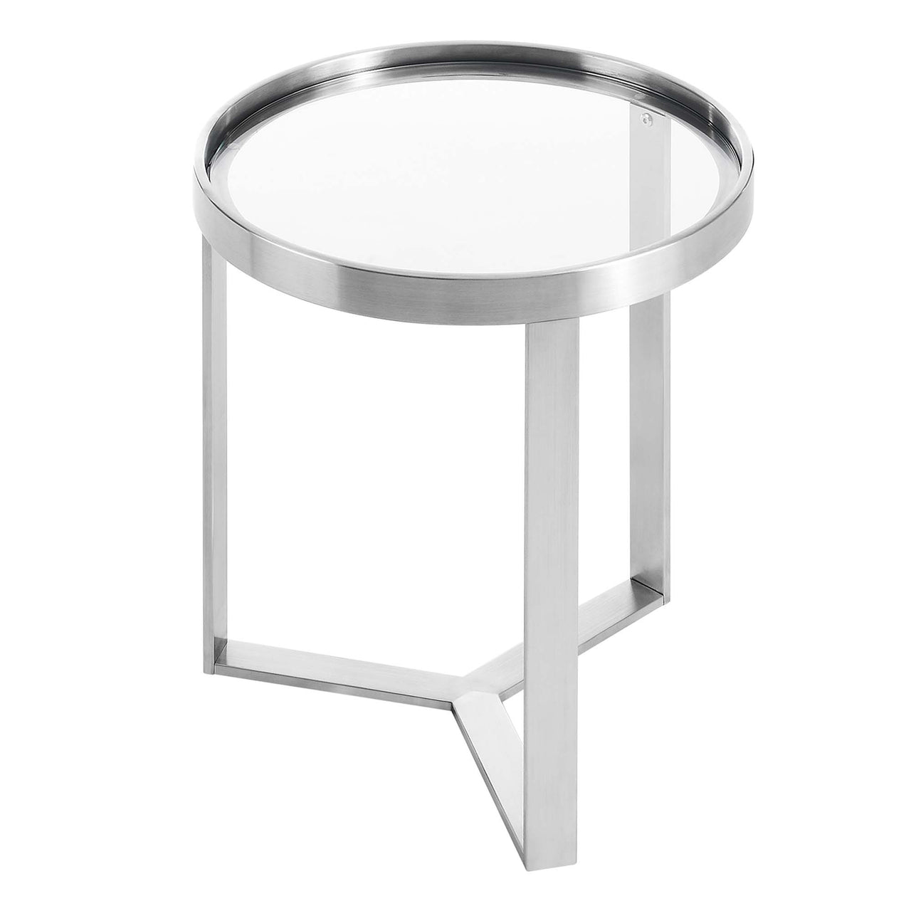 Peace Side Table, Silver