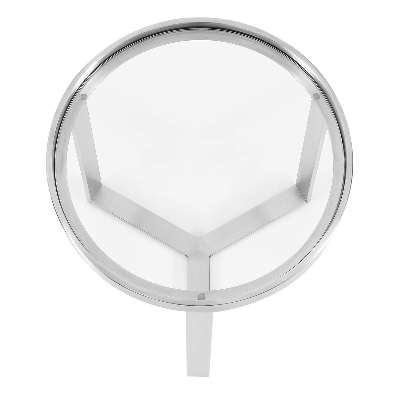 Peace Side Table, Silver
