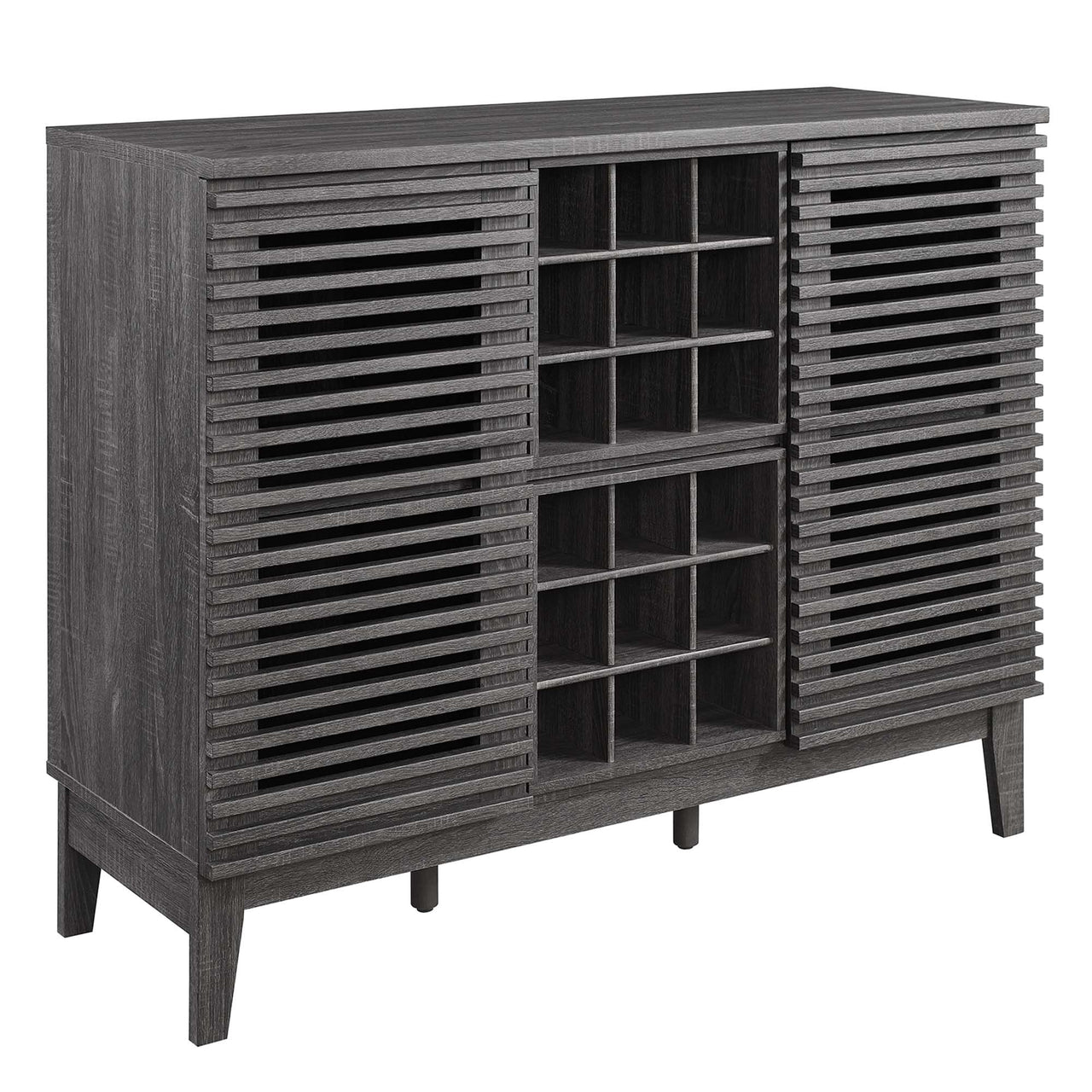 Ventra Bar Cabinet, Charcoal