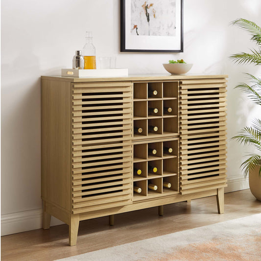 Ventra Bar Cabinet, Oak