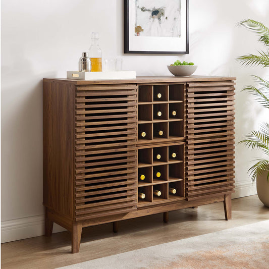 Ventra Bar Cabinet, Walnut