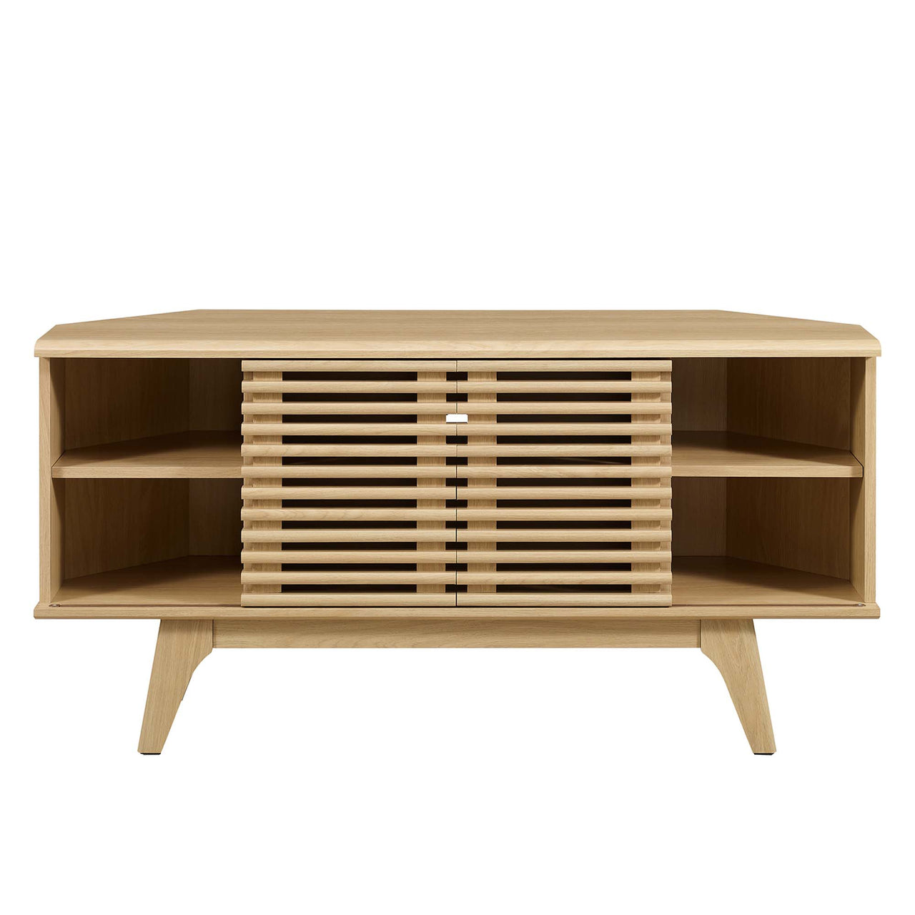 Ventra Corner TV Stand, Oak