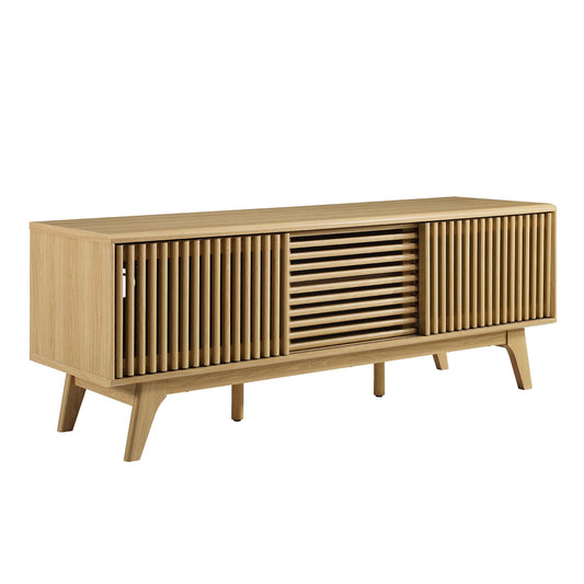 Weaver TV Stand, Oak