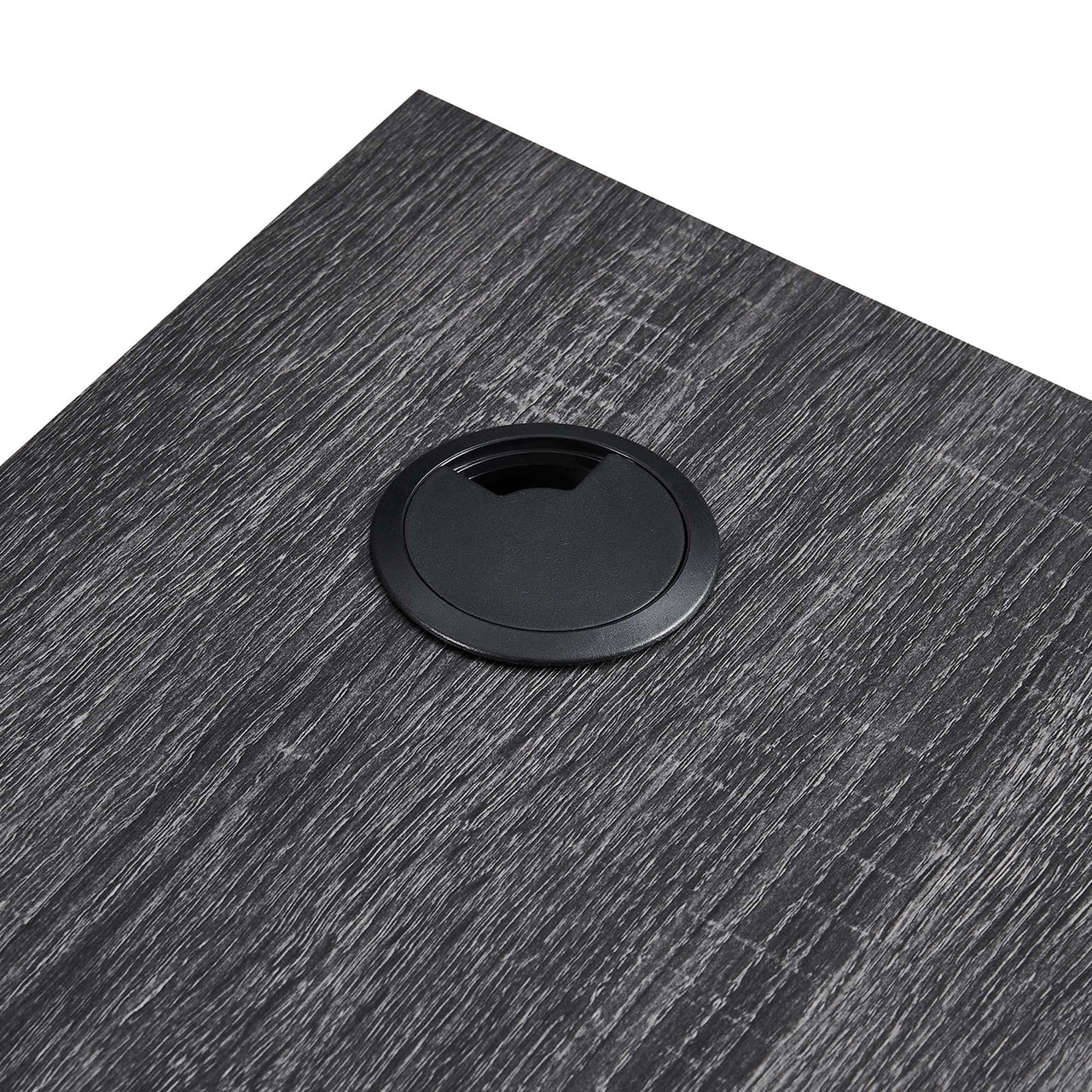 Ventra Wall Mount Corner Office Desk, Charcoal