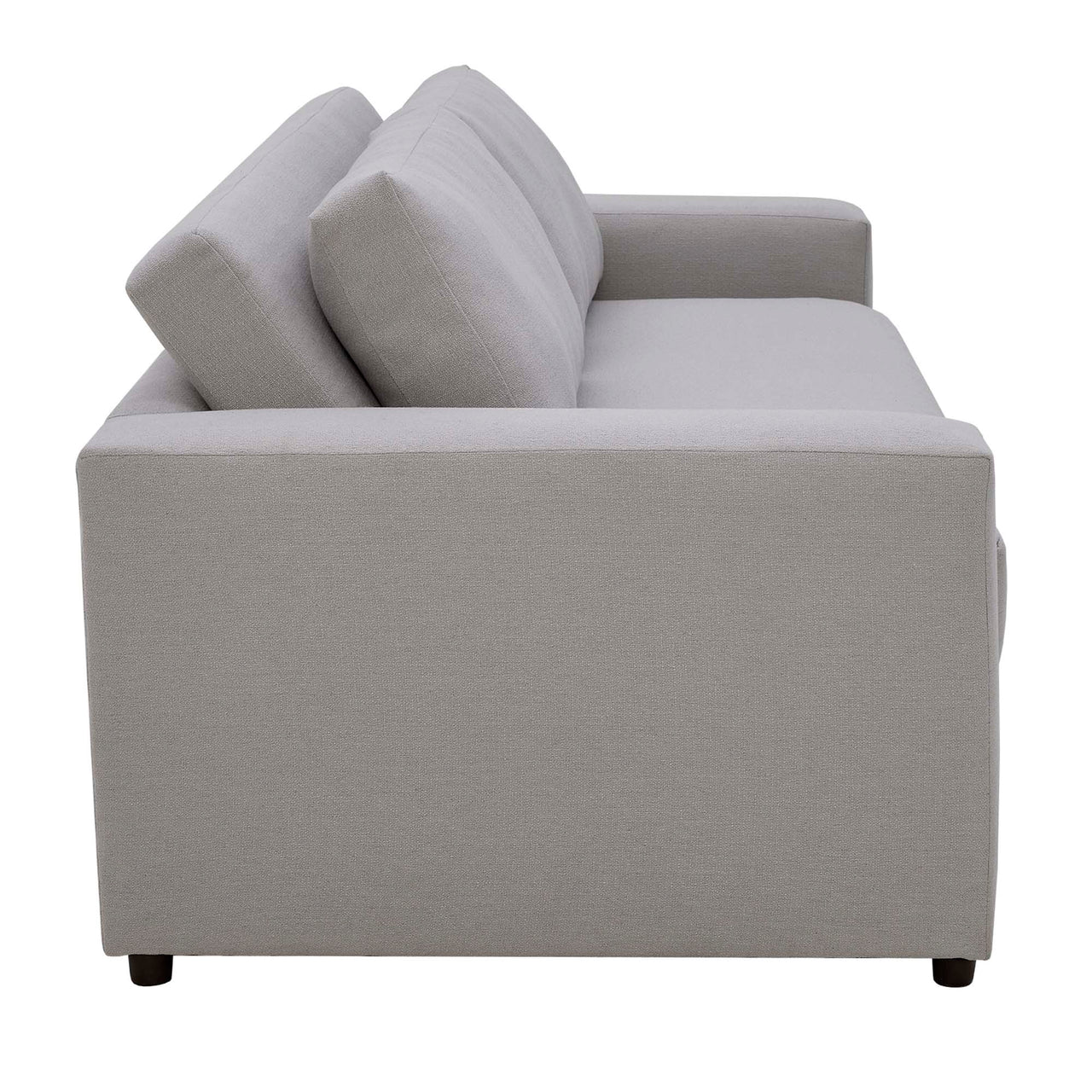 Renwick Fabric Sofa, Light Gray